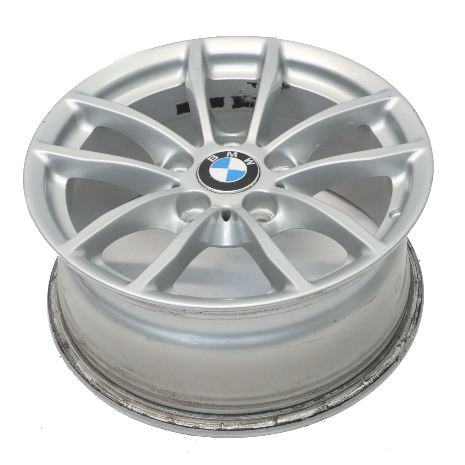 BMW F20 F21 F22 F23 Silver Wheel Alloy Rim 16" 7J ET:40 6796202 V-Spoke 378