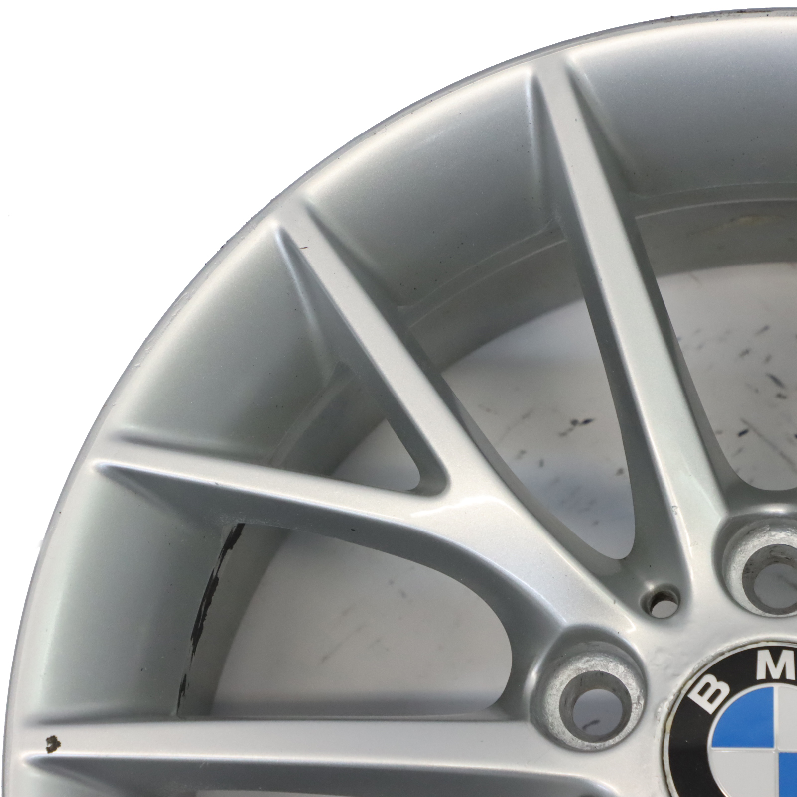 BMW F20 F21 F22 Silberne Leicht metall felge 17" 7J ET:40 Y-Speiche 380 6796205