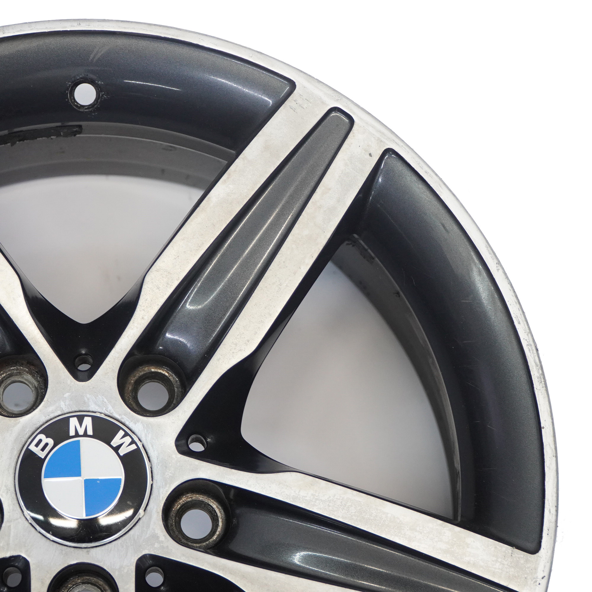 BMW F20 F21 F22 Graue Leicht metall felge 17" Sternspeiche ET:43 7,5J 6850151