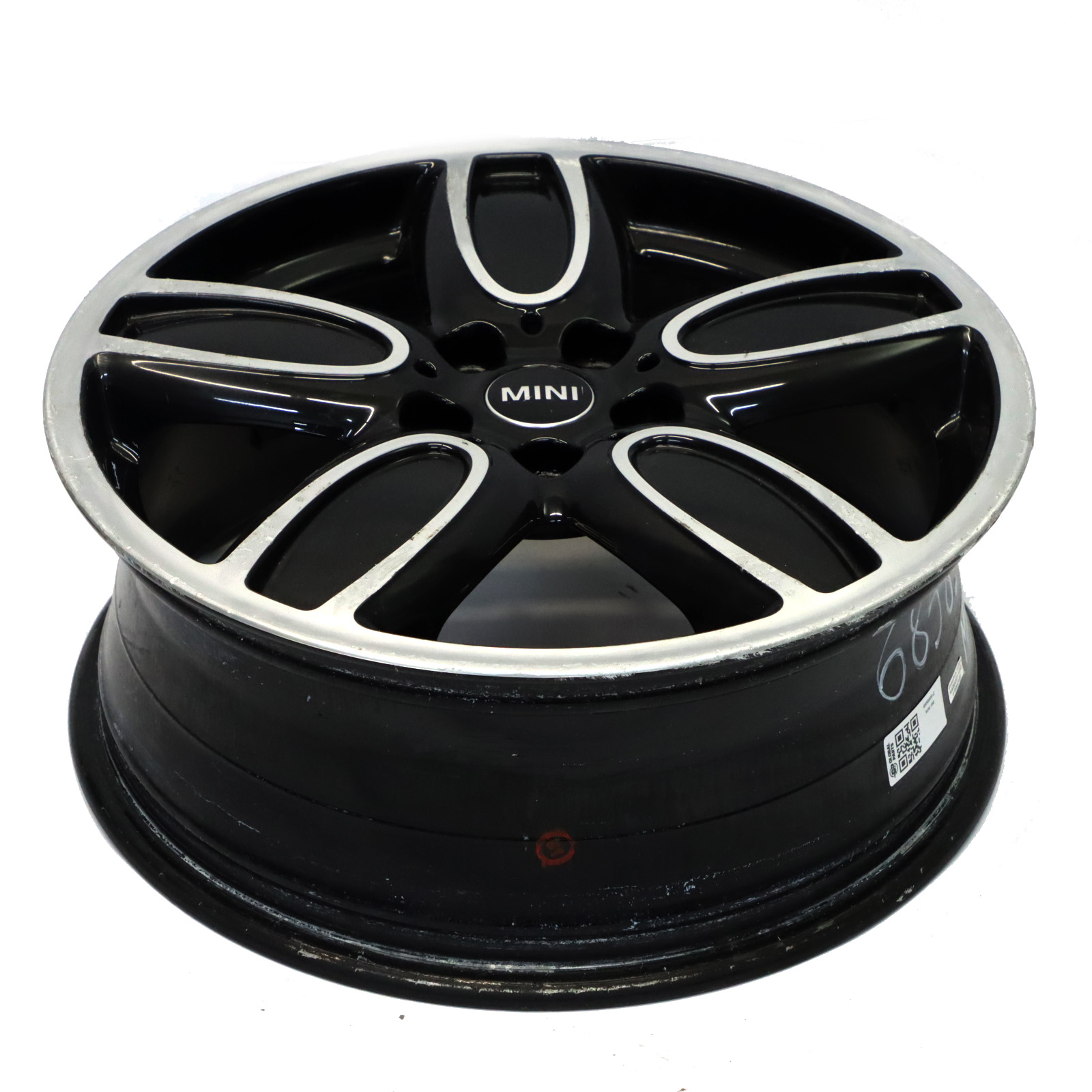 Mini F55 F56 F57 Jante noire en alliage 18" 8J ET:57 Cup Spoke 2-Tone 6858900