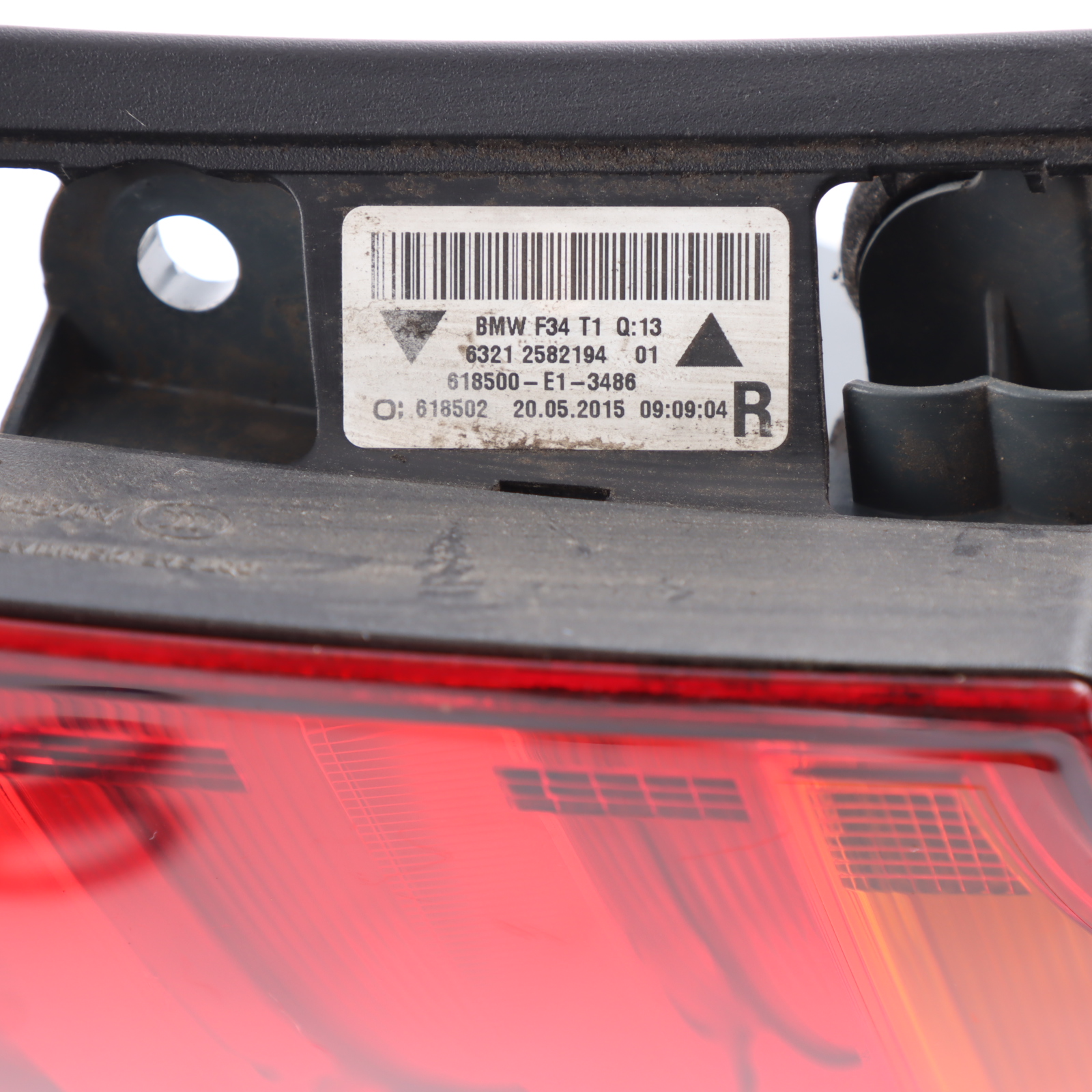 BMW F34 GT Lamp Light Side Panel Taillight Rear Right O/S 7286038