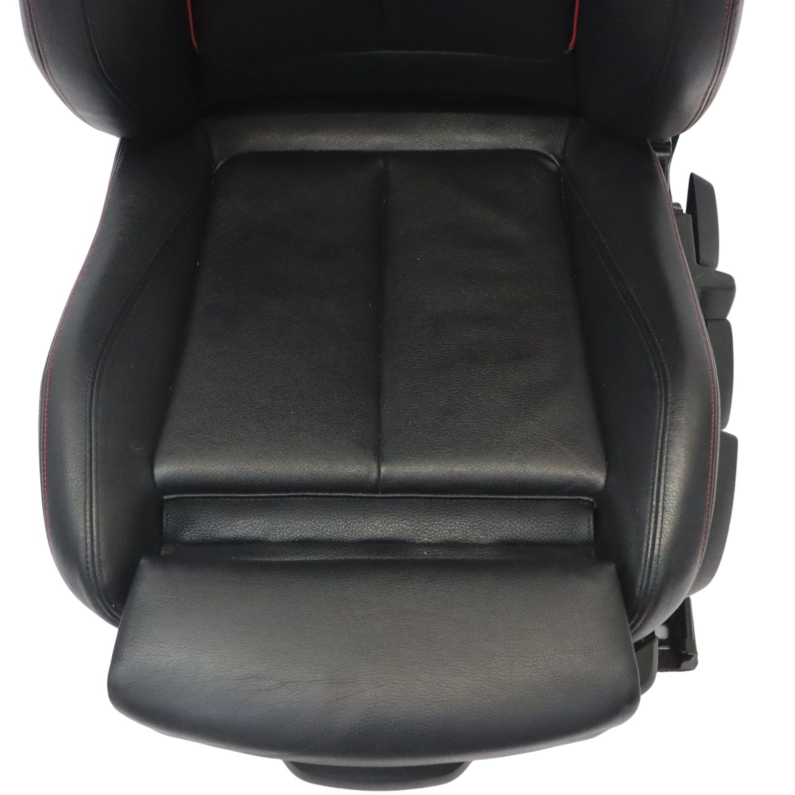 BMW F20 Sport Sitz vorne links Interieur beheizt Leder Dakota Schwarz Rot