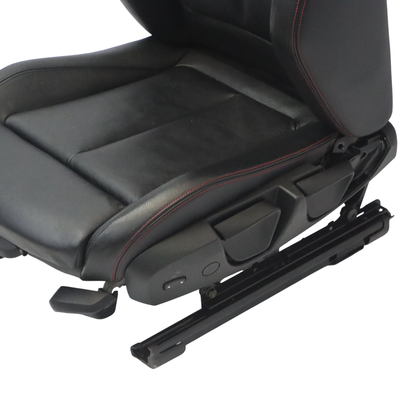 BMW F20 Sport Sitz vorne links Interieur beheizt Leder Dakota Schwarz Rot