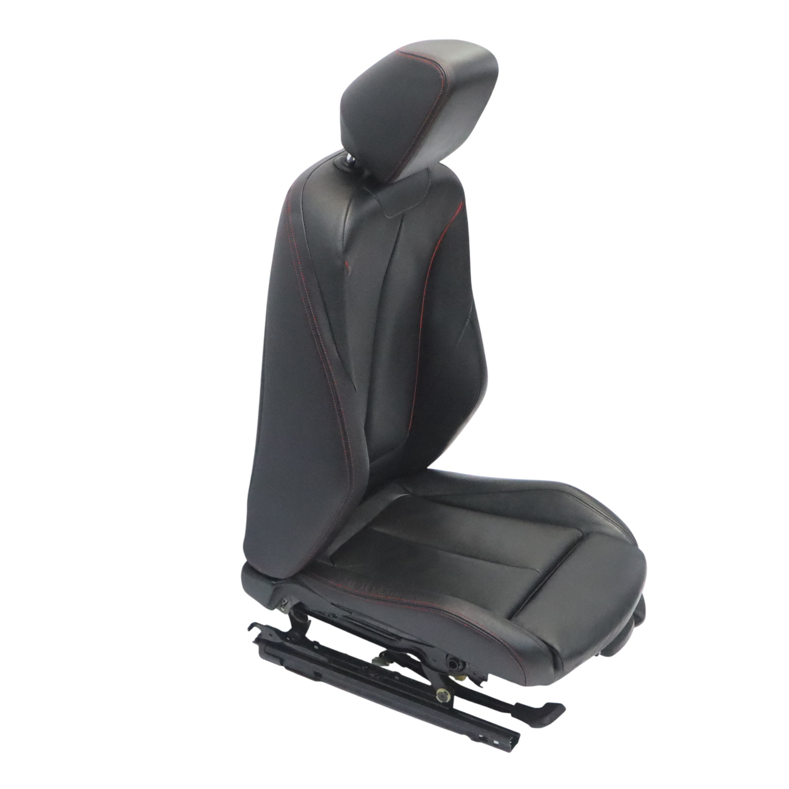 BMW F20 Sport Sitz vorne links Interieur beheizt Leder Dakota Schwarz Rot