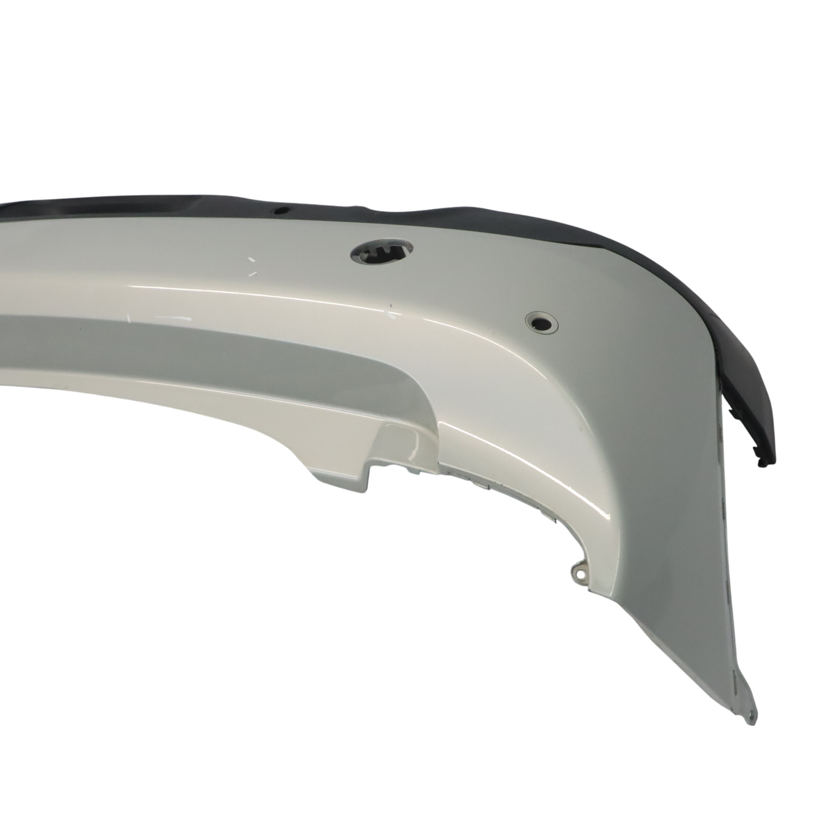 Mini F55 Rear Bumper Trim Panel Cover White Silver Metallic - A62