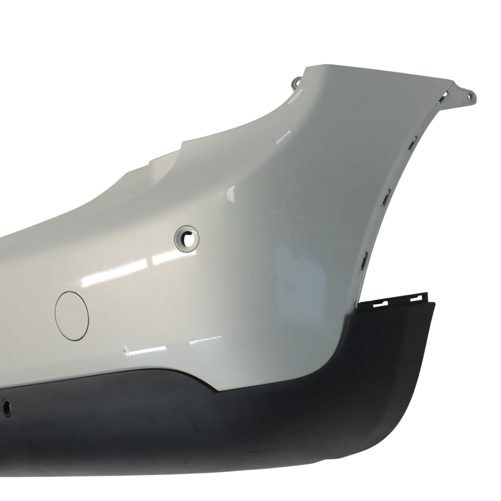 Mini F55 Rear Bumper Trim Panel Cover White Silver Metallic - A62