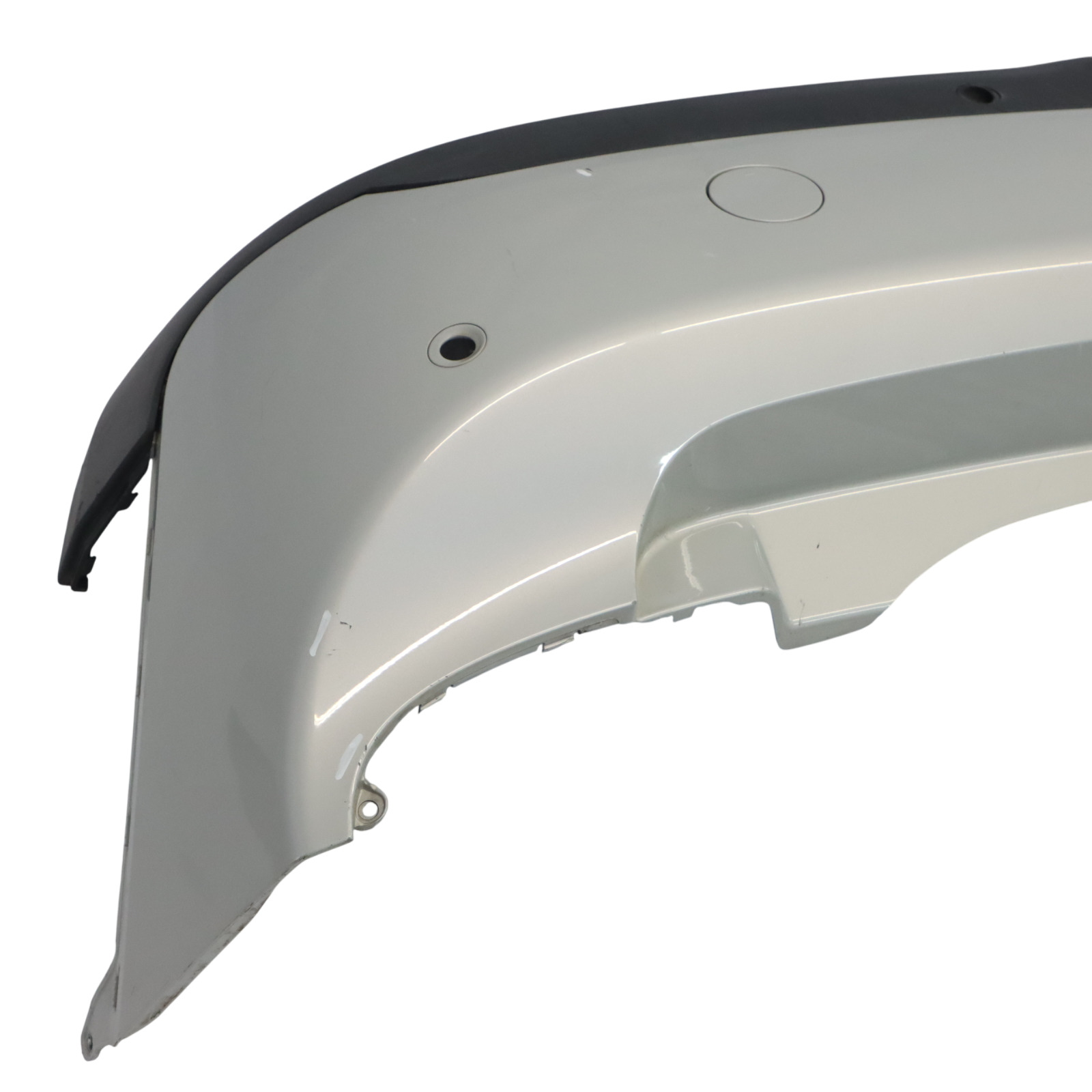 Mini F55 Rear Bumper Trim Panel Cover White Silver Metallic - A62