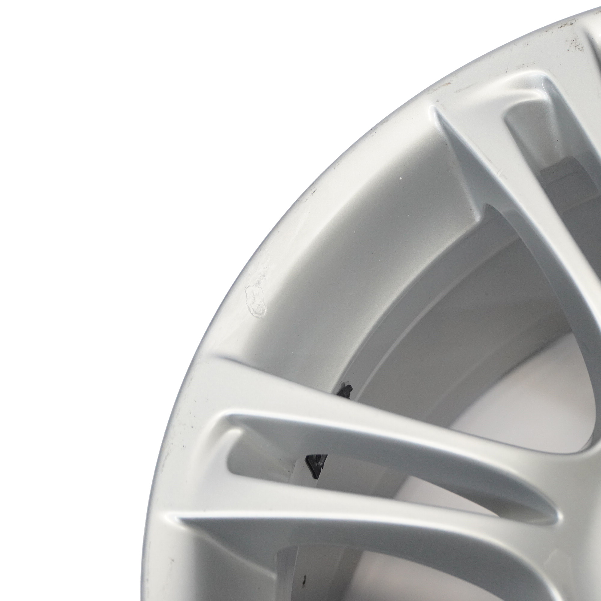 BMW 5 6 F10 F11 F12 Argent Jante Alliage Roue M Rayons Doubles 350 8J 18"