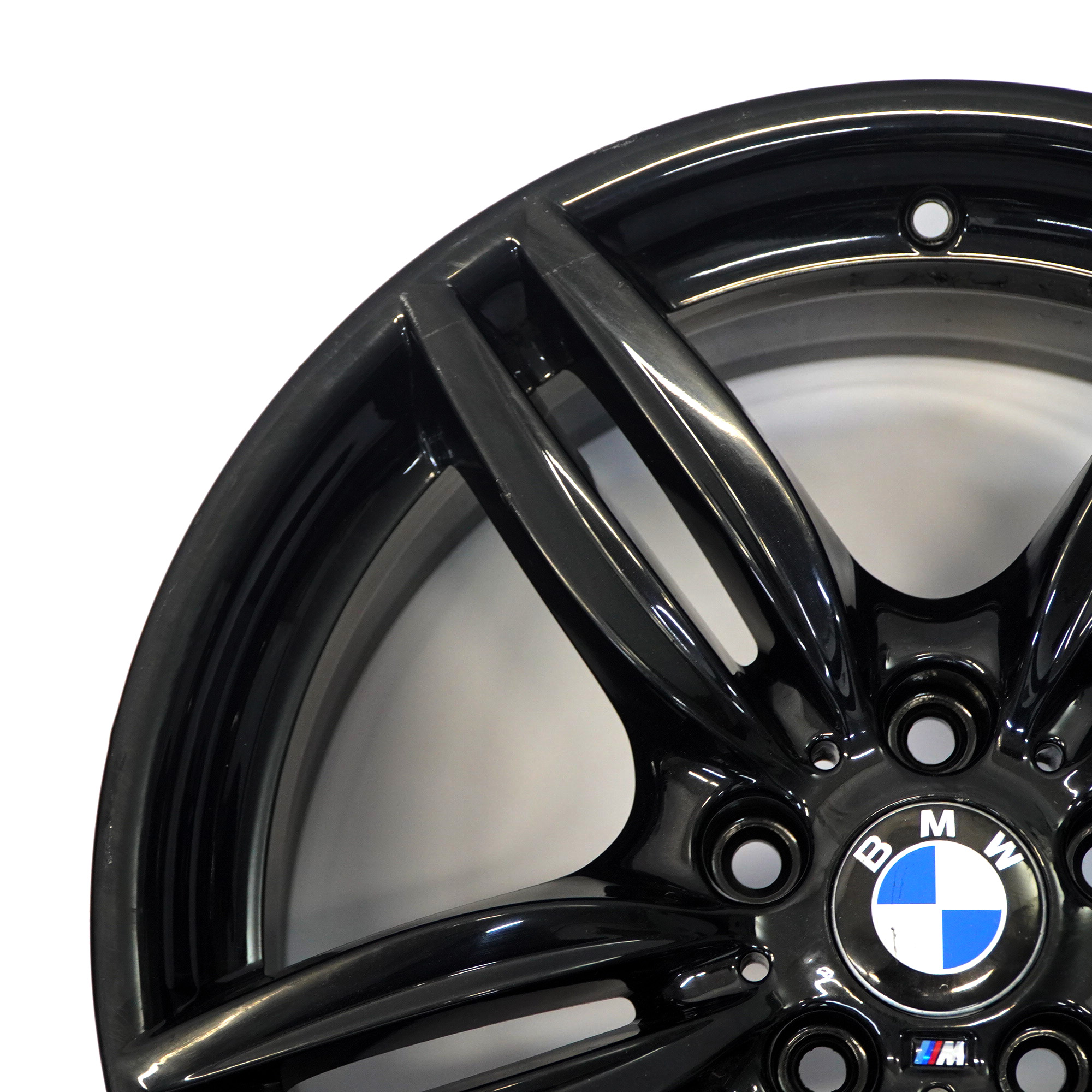 BMW F10 F11 F12 Front Black Alloy Wheel Rim 19" 8,5J M Double Spoke 351 7842652