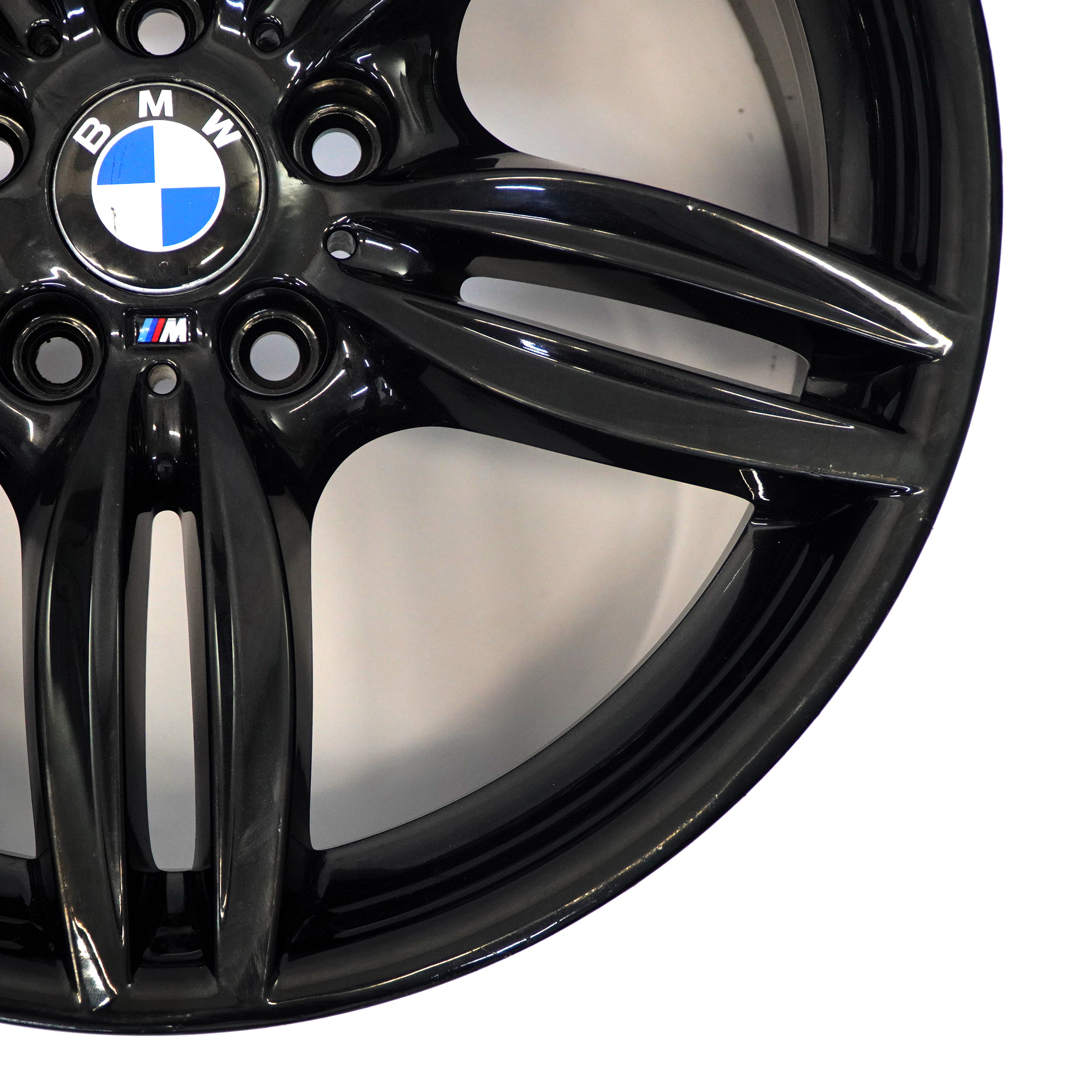 BMW F10 F11 F12 Front Black Alloy Wheel Rim 19" 8,5J M Double Spoke 351 7842652