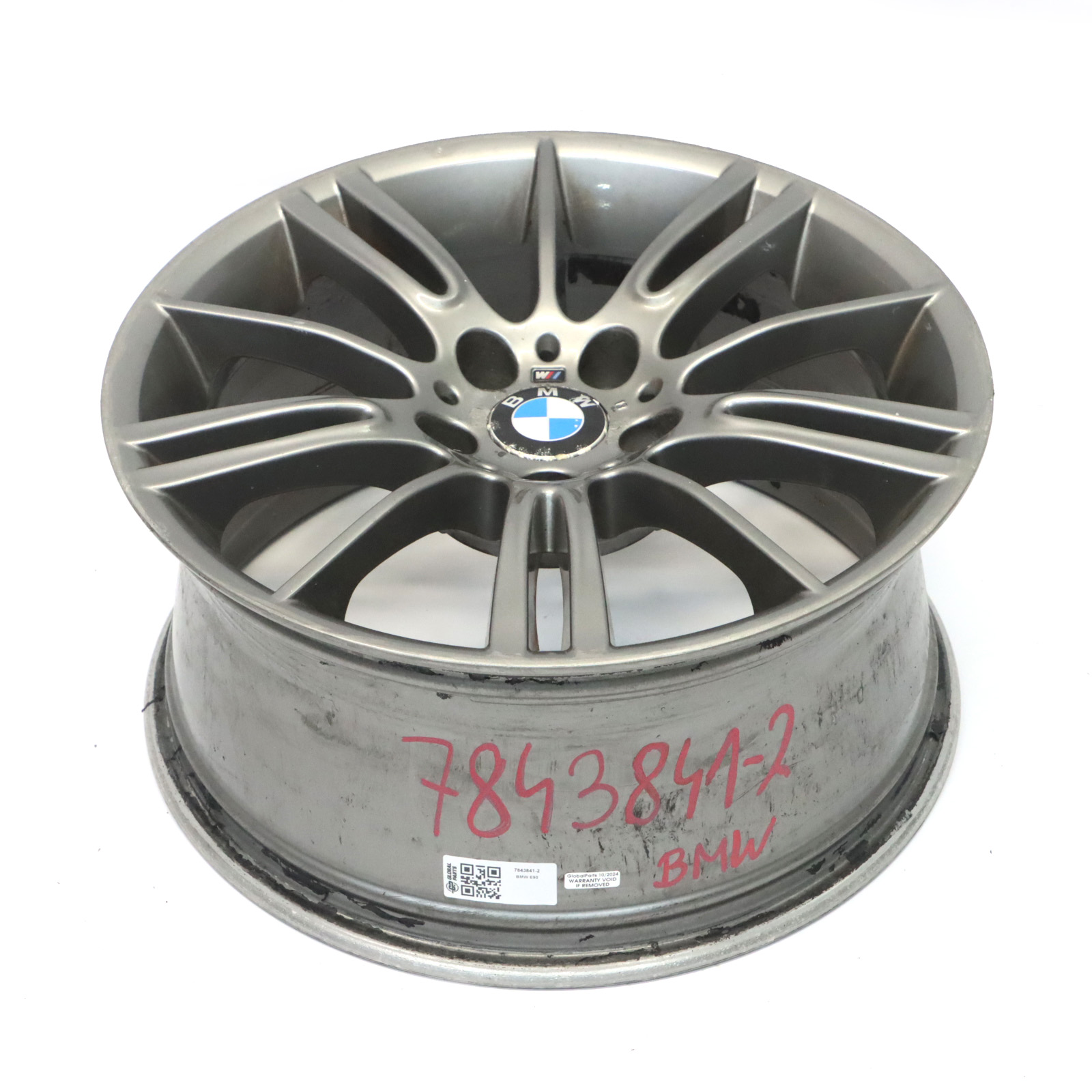 BMW E90 E91 Ferricgrey Rear Alloy Wheel Rim 18" ET:37 8.5J M Spider Spoke 193