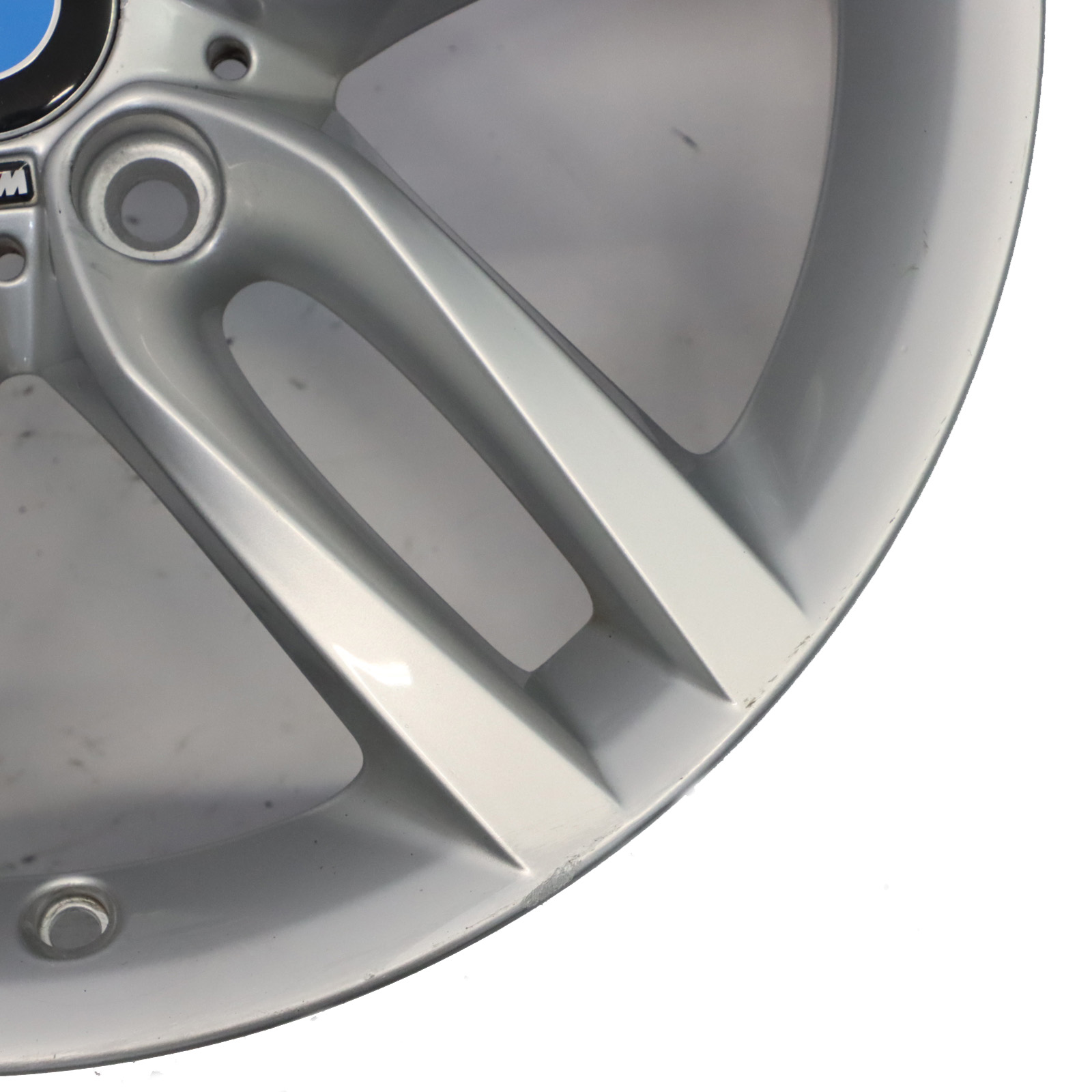 BMW F20 F21 Silberne Leichtmetall felge 18" 7,5J ET:45 M Doppelspeiche 7846784