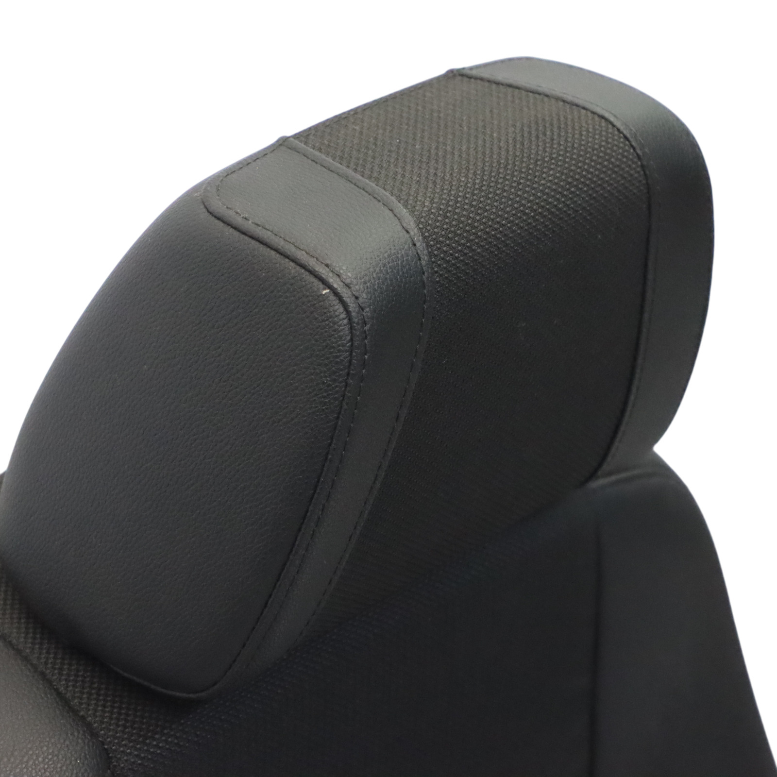 BMW E88 Convertible M Sport Front Left N/S Seat Black Cloth/Imitation Leather 