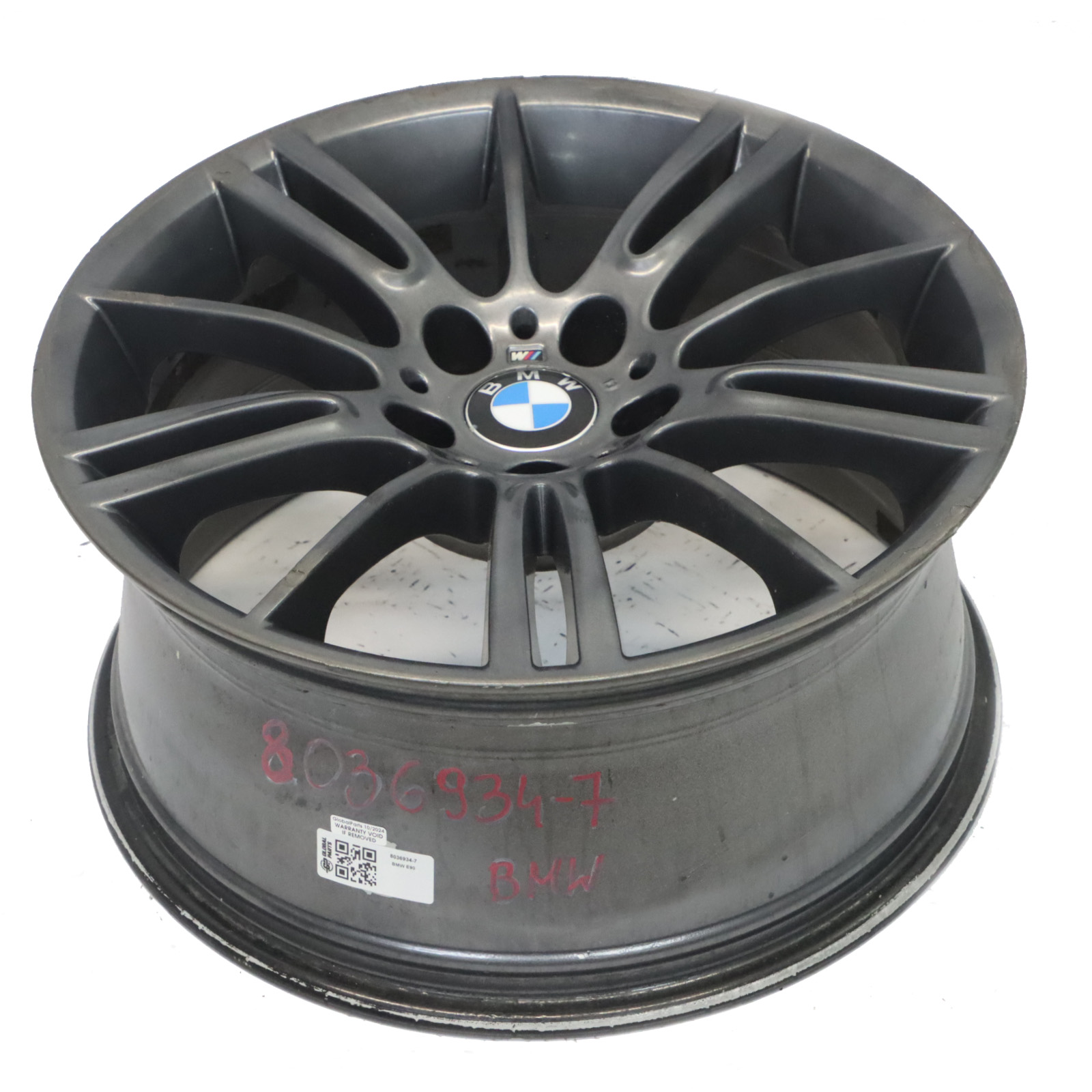 BMW E90 E91 Grey Rear Alloy Wheel Rim 18" M Spider Spoke 193 8,5J ET:37 8036934