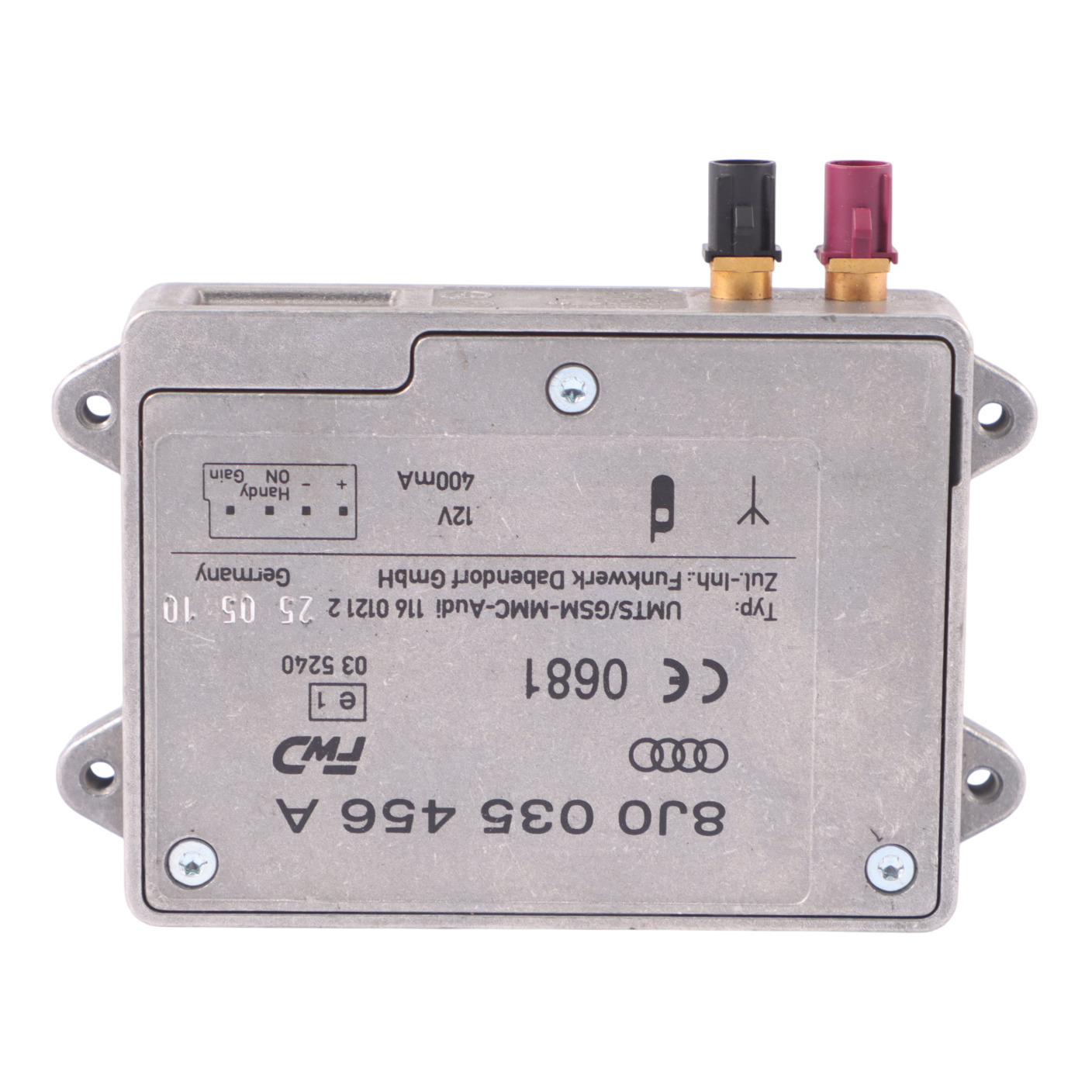 Antennen Verstärker Audi Q5 8R A6 C6 A5 8T Mobil Telefon Modul 8J0035456A