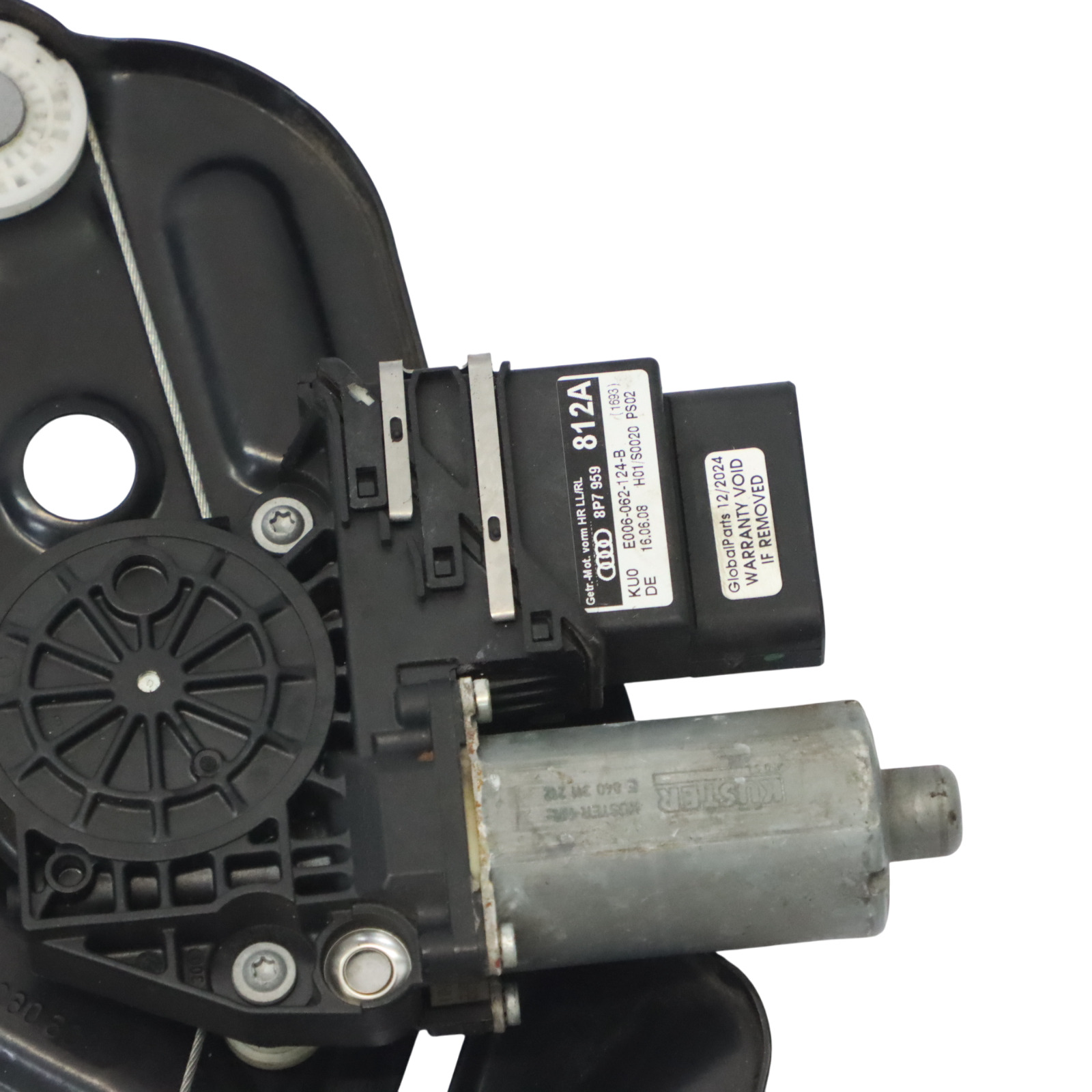 Audi A3 8P Fensterheber Regulator Mechanismus Hinten Rechts 8P7839398B