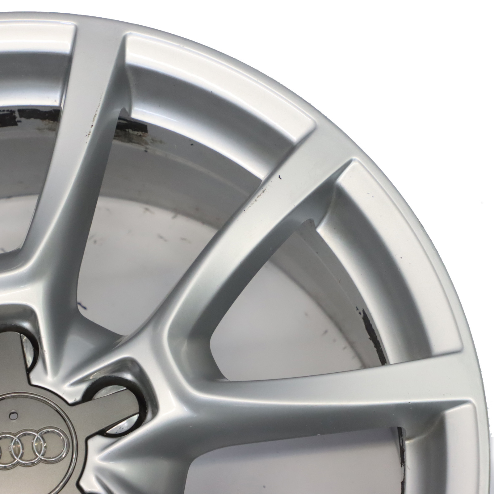 Audi Q5 8R Silver Wheel Alloy Rim 18" 8J ET:39 Double Spoke 8R0601025C