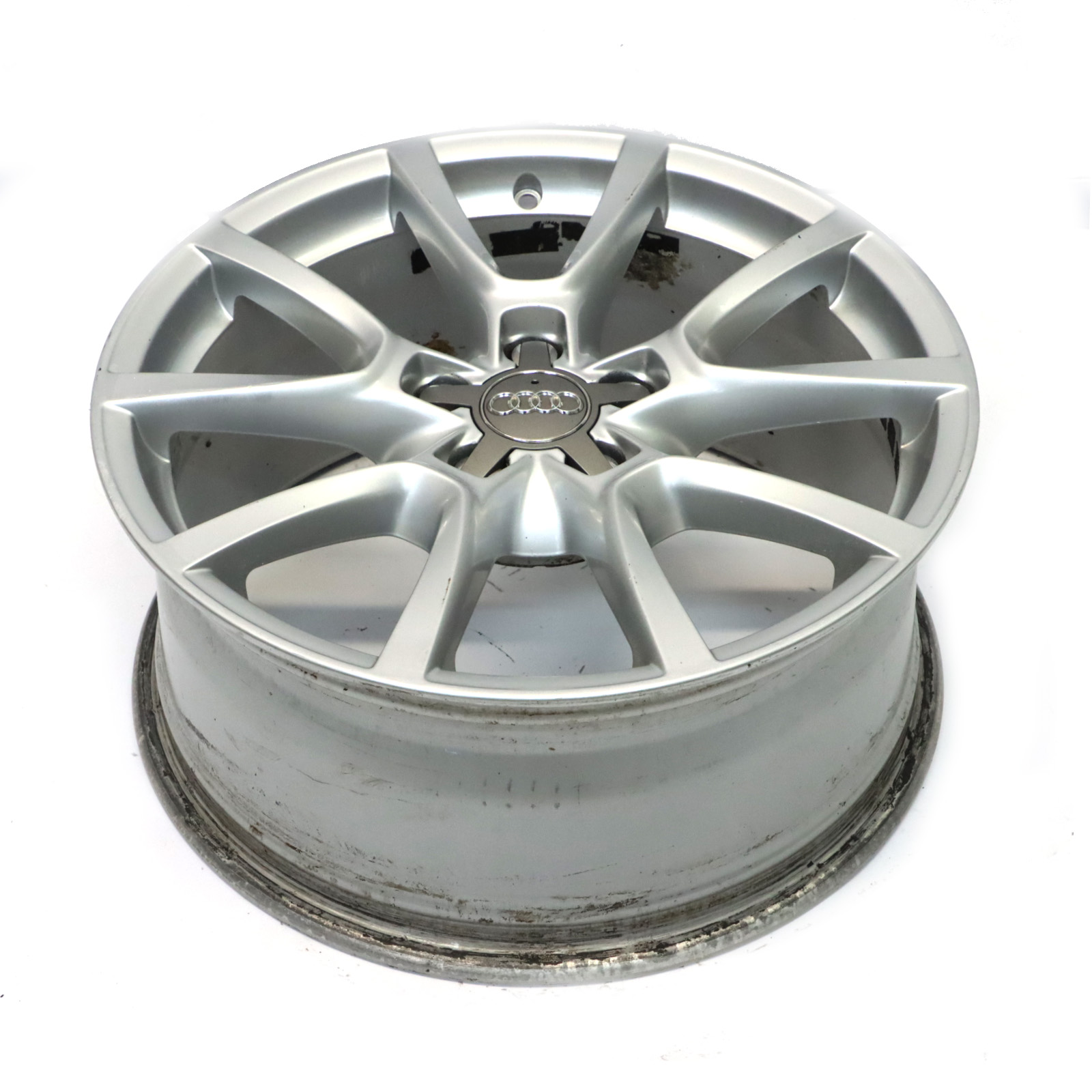 Audi Q5 8R Silver Wheel Alloy Rim 18" 8J ET:39 Double Spoke 8R0601025C