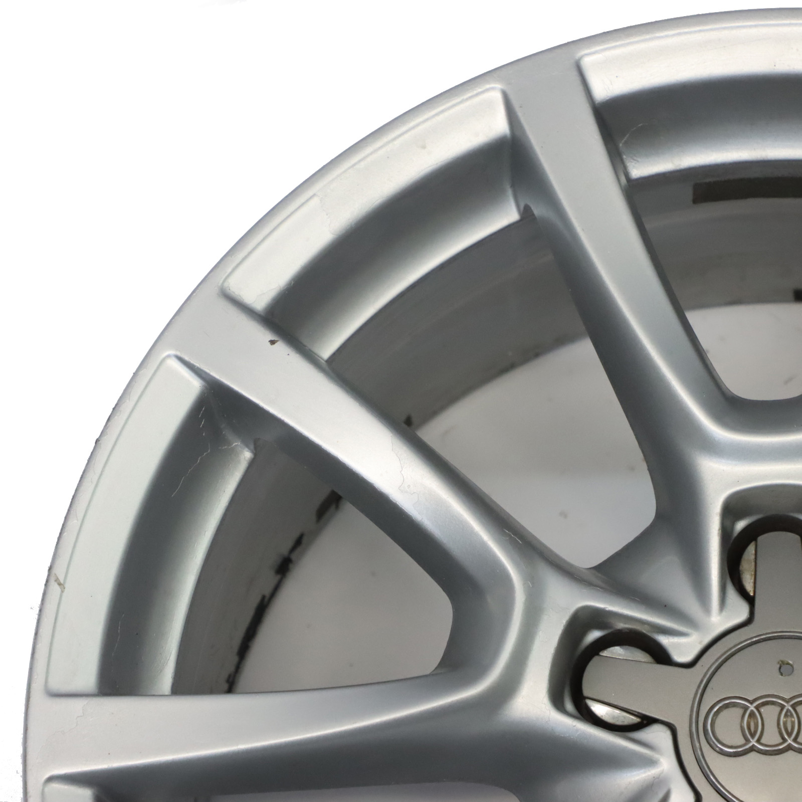 Audi Q5 8R Silver Wheel Alloy Rim 18" 8J ET:39 Double Spoke 8R0601025C