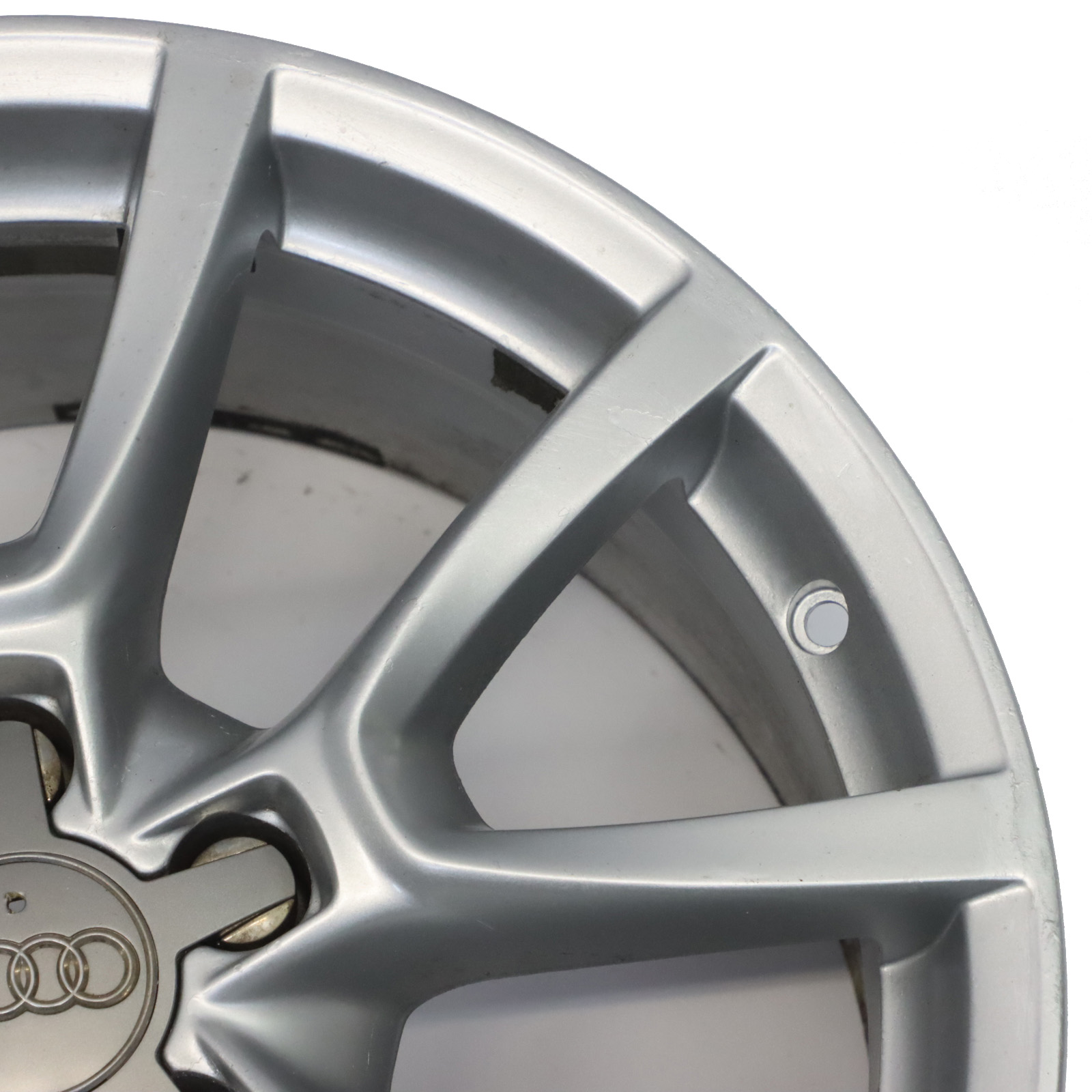 Audi Q5 8R Silver Wheel Alloy Rim 18" 8J ET:39 Double Spoke 8R0601025C