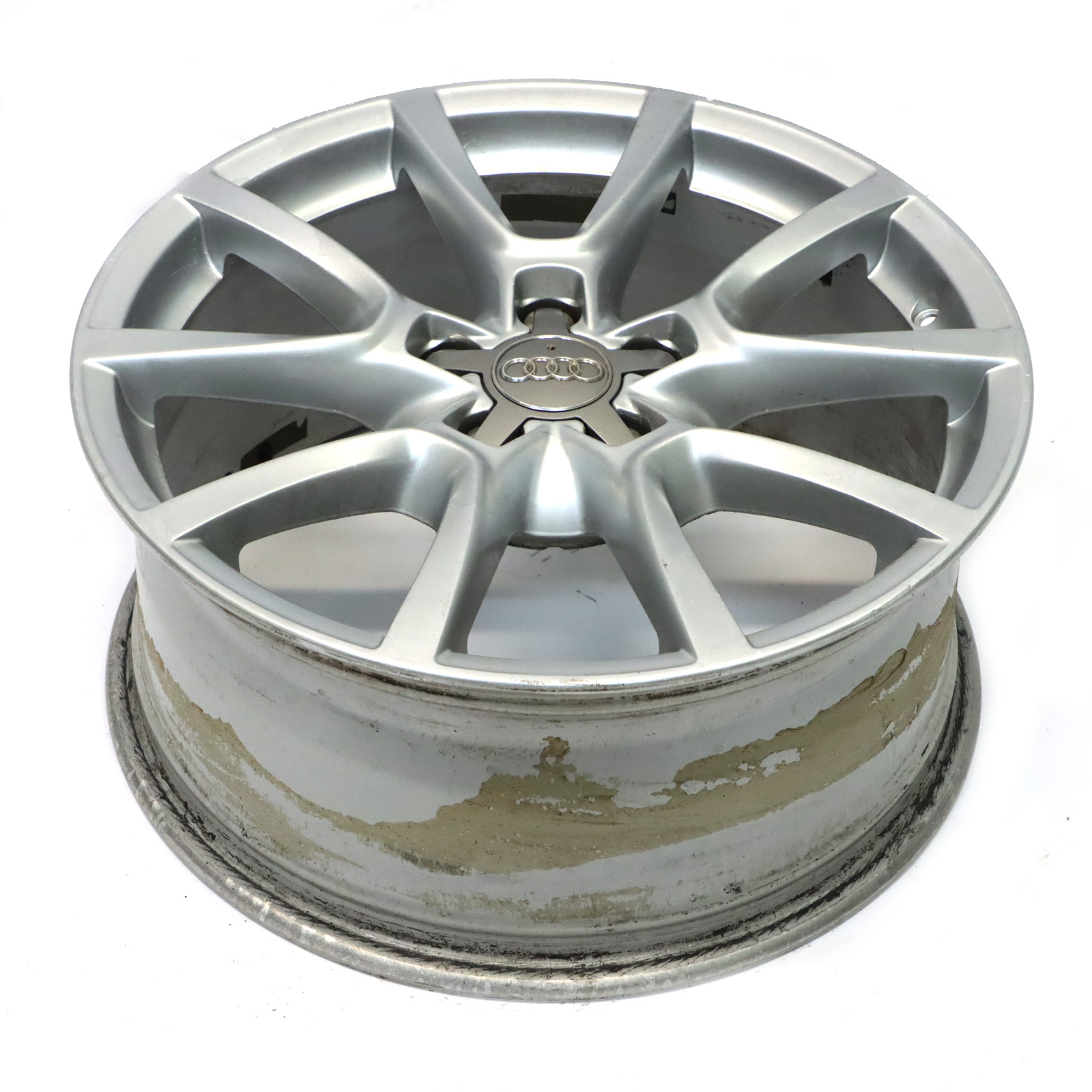 Audi Q5 8R Silver Wheel Alloy Rim 18" 8J ET:39 Double Spoke 8R0601025C