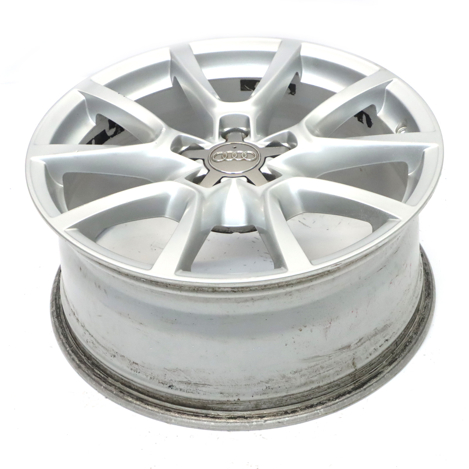 Audi Q5 8R Silver Wheel Alloy Rim 18" 8J ET:39 Double Spoke 8R0601025C