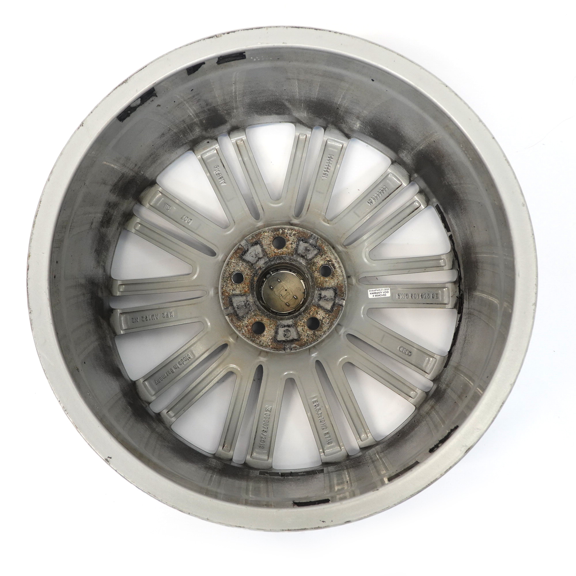 Audi A4 8W B9 Silver Wheel Light Alloy Rim 19" 8,5J ET:40  8W0601025BE