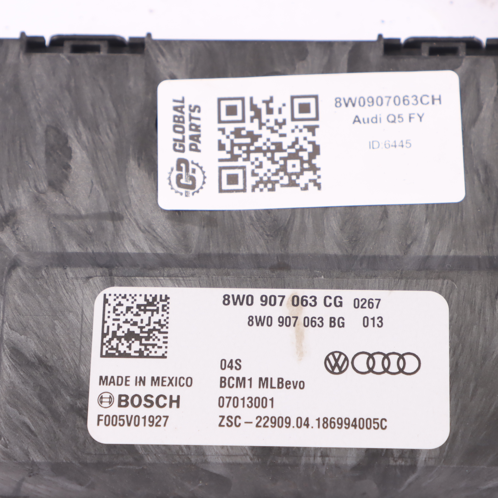 Audi A4 B9 Q5 FY Body Control Comfort Unit Modul BCM Einheit ECU 8W0907063CH