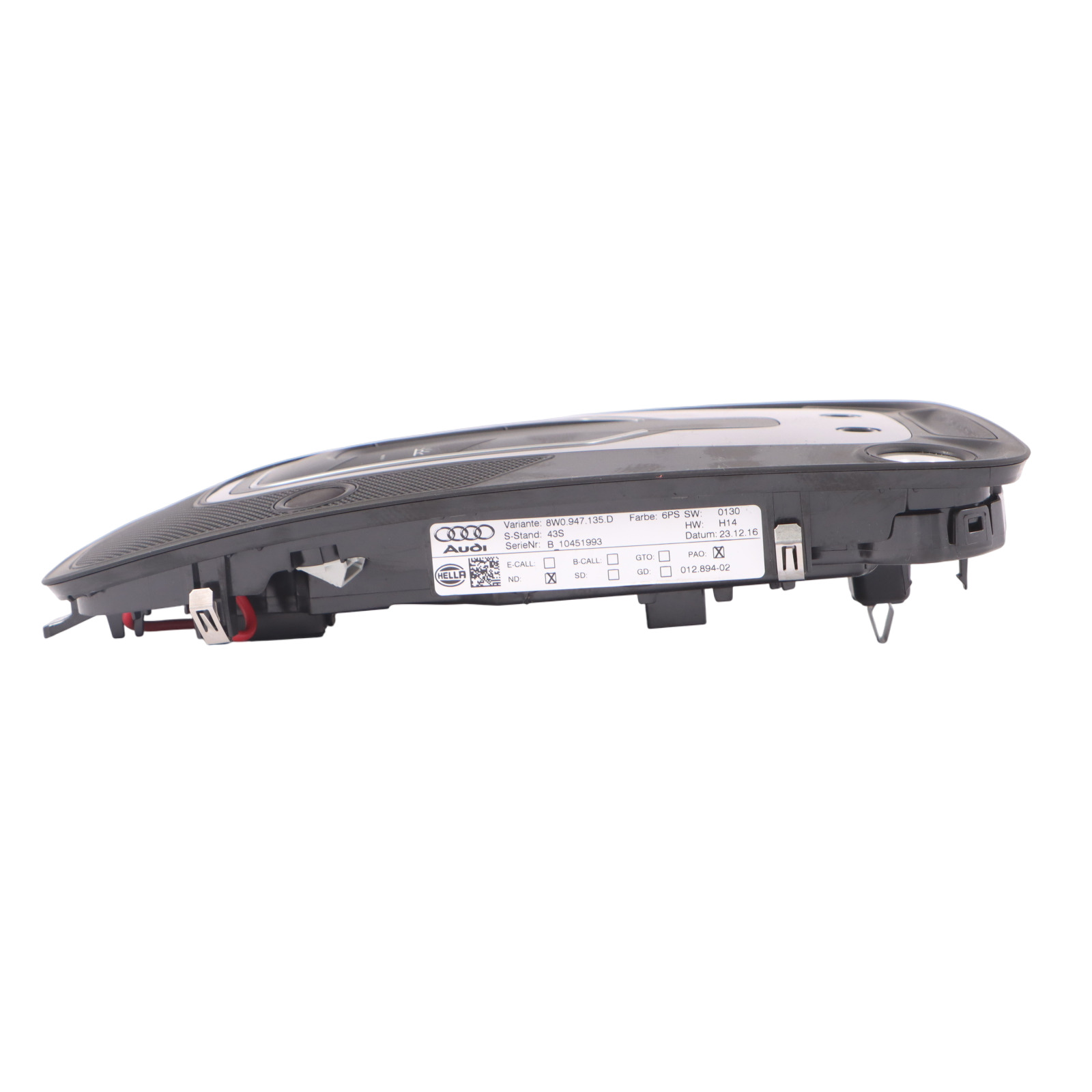 Audi A4 B9 Innen Beleuchtung Dach Schaltereinheit Lampe Leselicht 8W0947135D