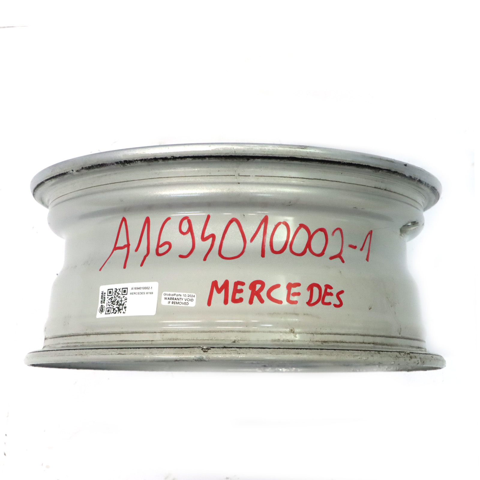 Mercedes W169 jante alliage argentée 15" ET:44 6J A1694010002