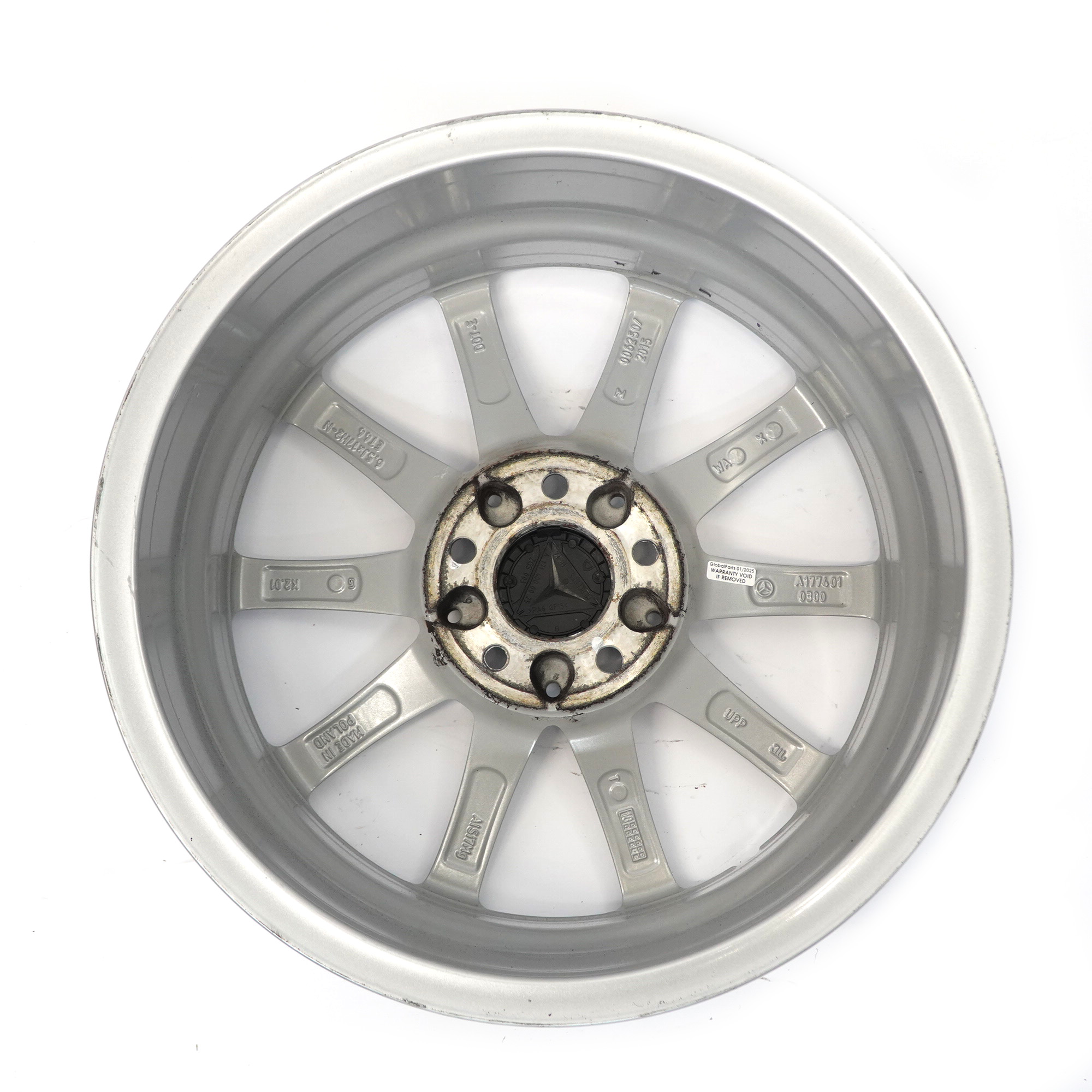 Mercedes W177 W247 C118 Alufelge Felge 10 Speichen 17" 6,5J ET:44 A1774010300