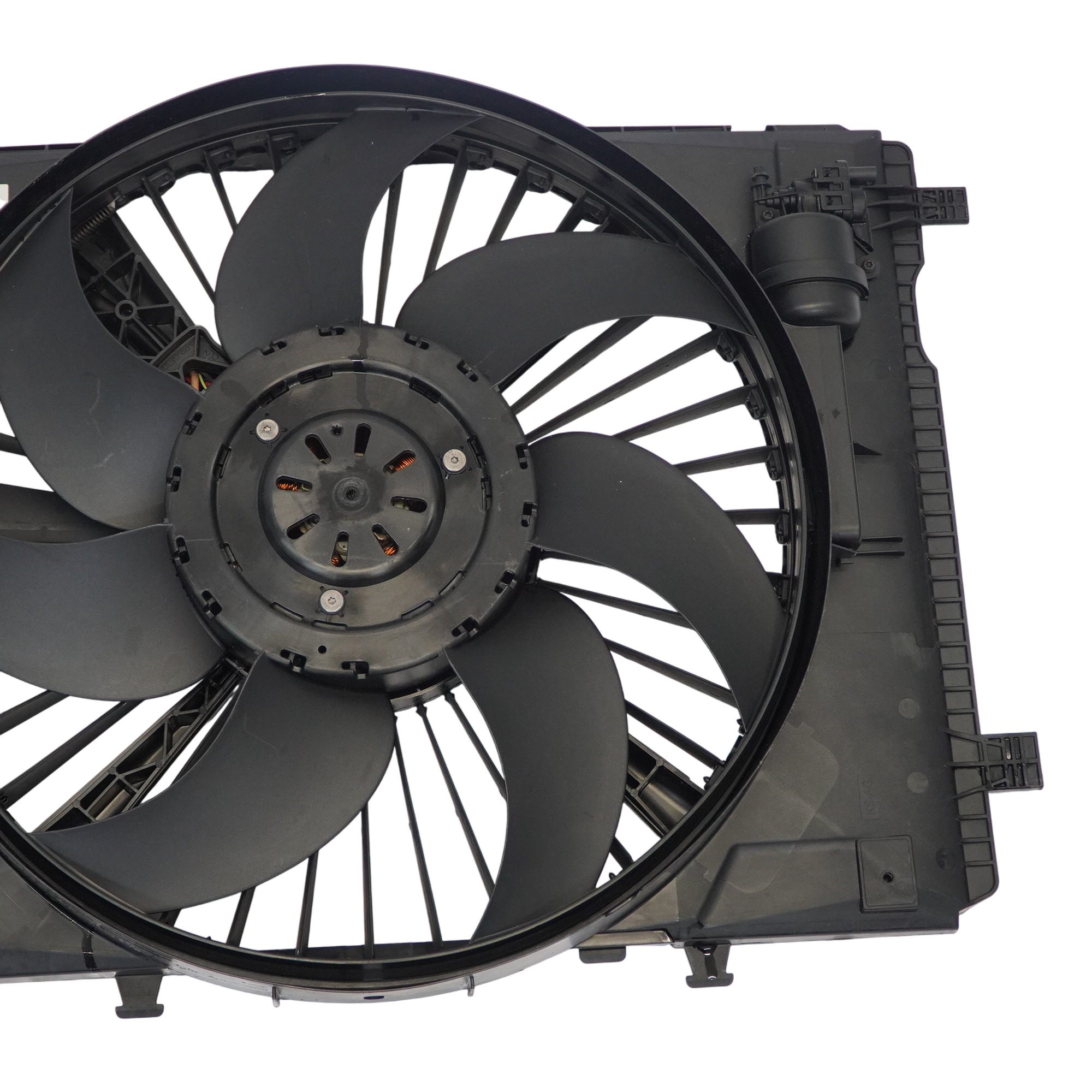 Mercedes SLK R172 M271 Radiator Fan Shroud Blower Motor 600W A2045000493