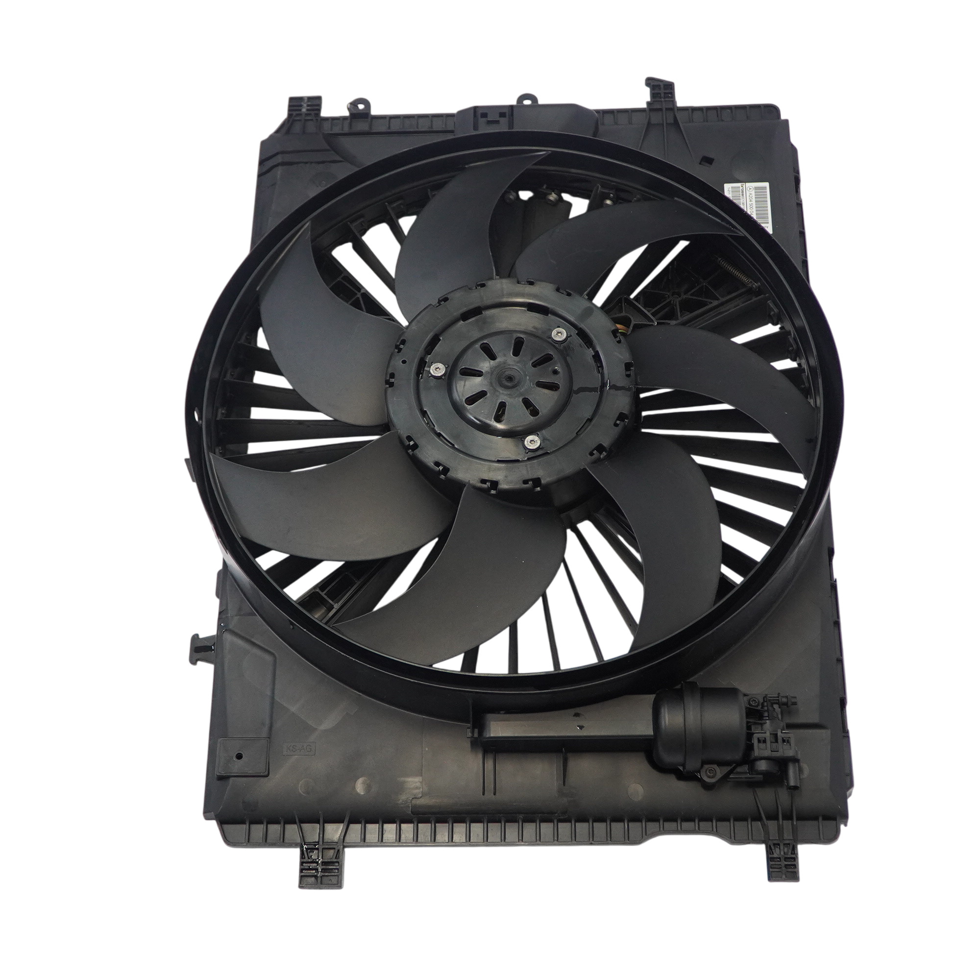 Mercedes SLK R172 M271 Radiator Fan Shroud Blower Motor 600W A2045000493