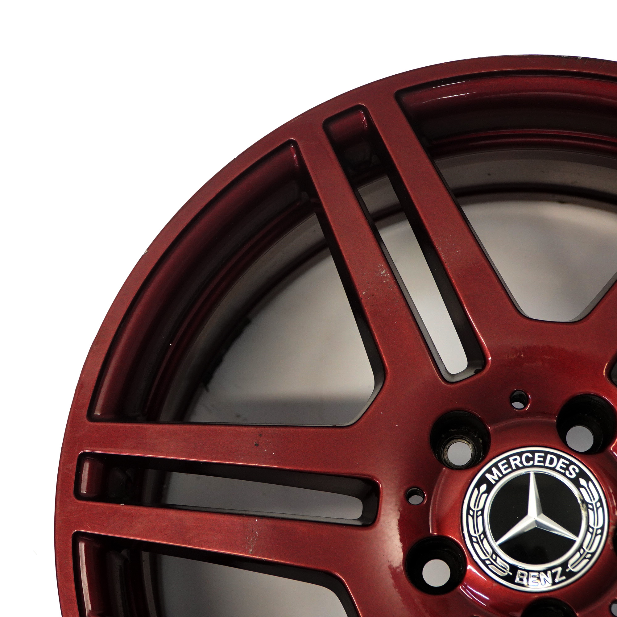 Mercedes C207 A207 AMG Front Red Alloy Wheel Rim 18" 8J ET:45 A2074011302