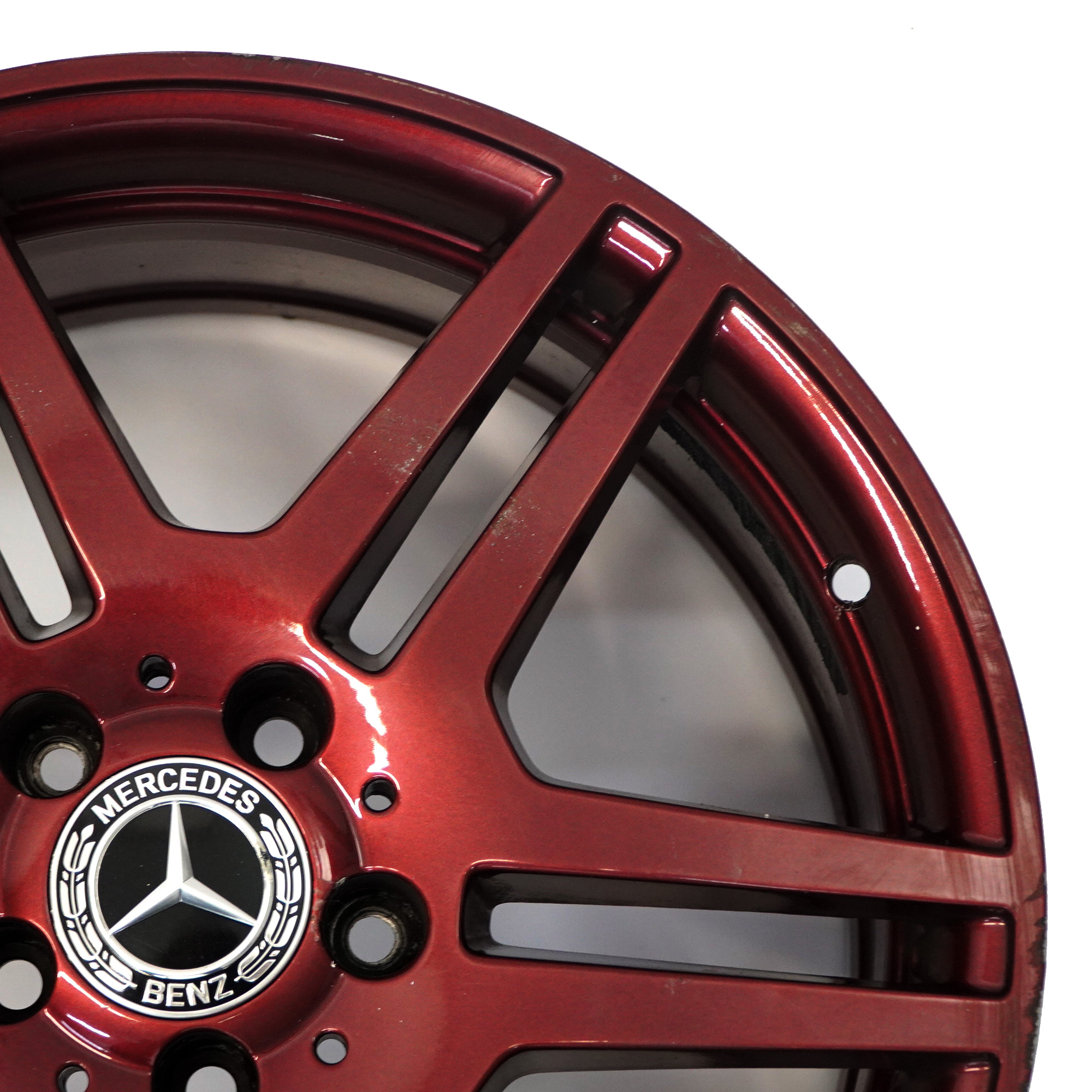 Mercedes C207 A207 AMG Front Red Alloy Wheel Rim 18" 8J ET:45 A2074011302