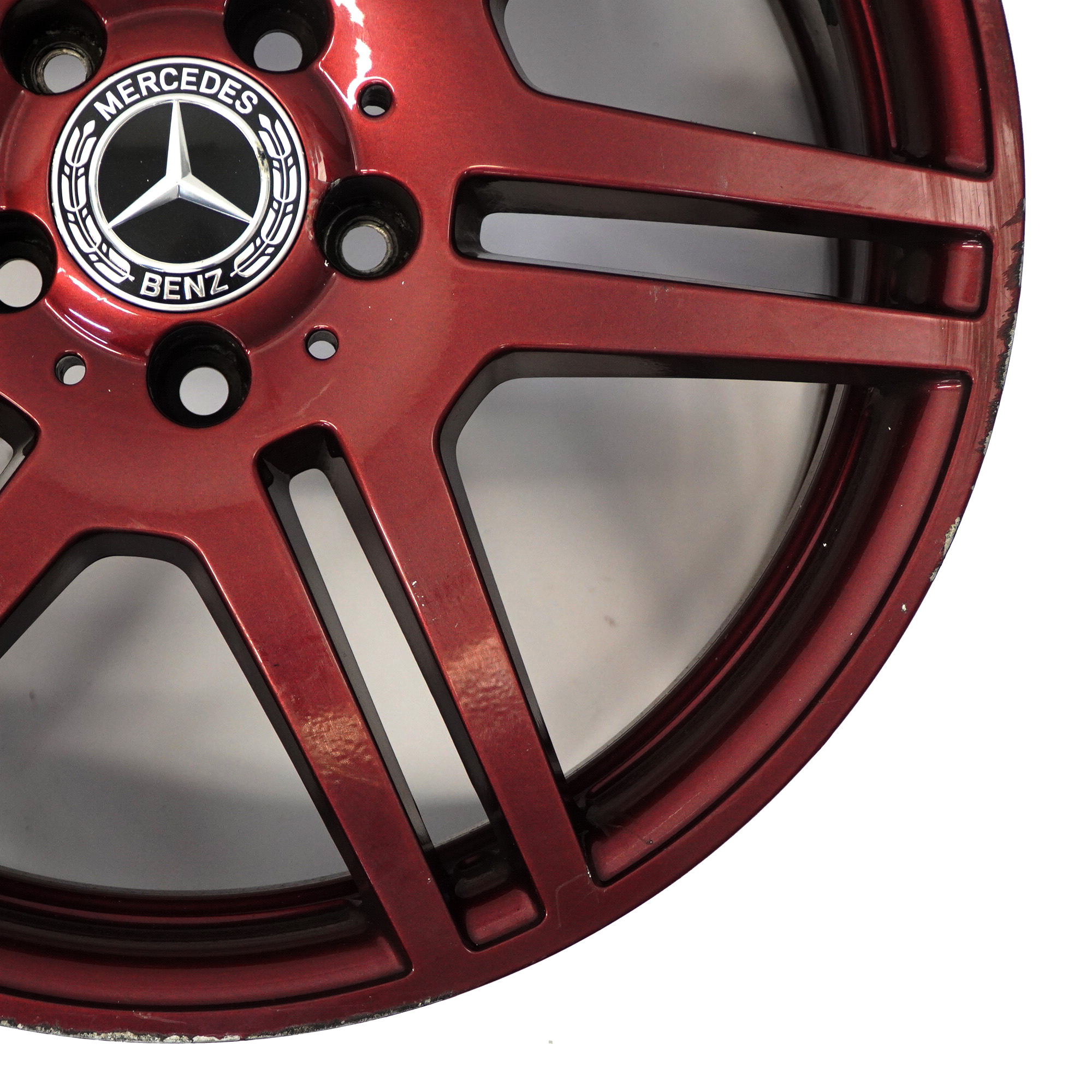 Mercedes C207 A207 AMG Front Red Alloy Wheel Rim 18" 8J ET:45 A2074011302