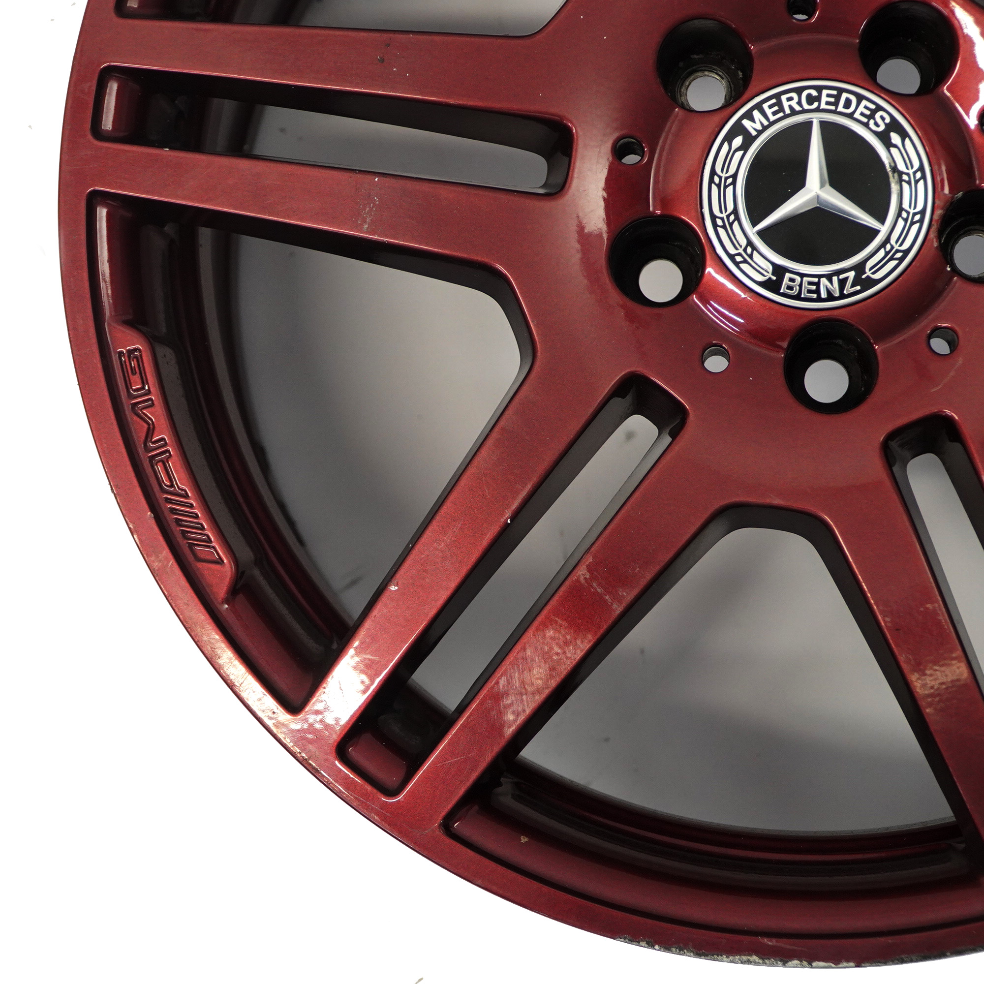 Mercedes C207 A207 AMG Front Red Alloy Wheel Rim 18" 8J ET:45 A2074011302