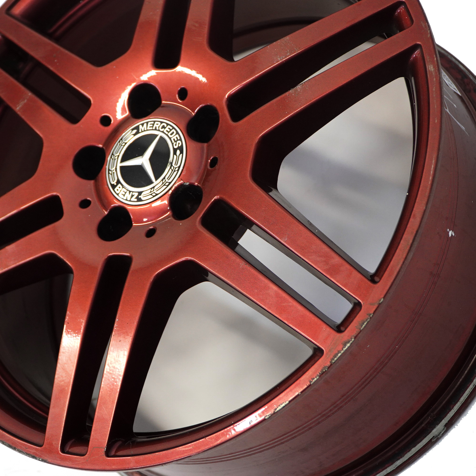 Mercedes C207 A207 AMG Front Red Alloy Wheel Rim 18" 8J ET:45 A2074011302