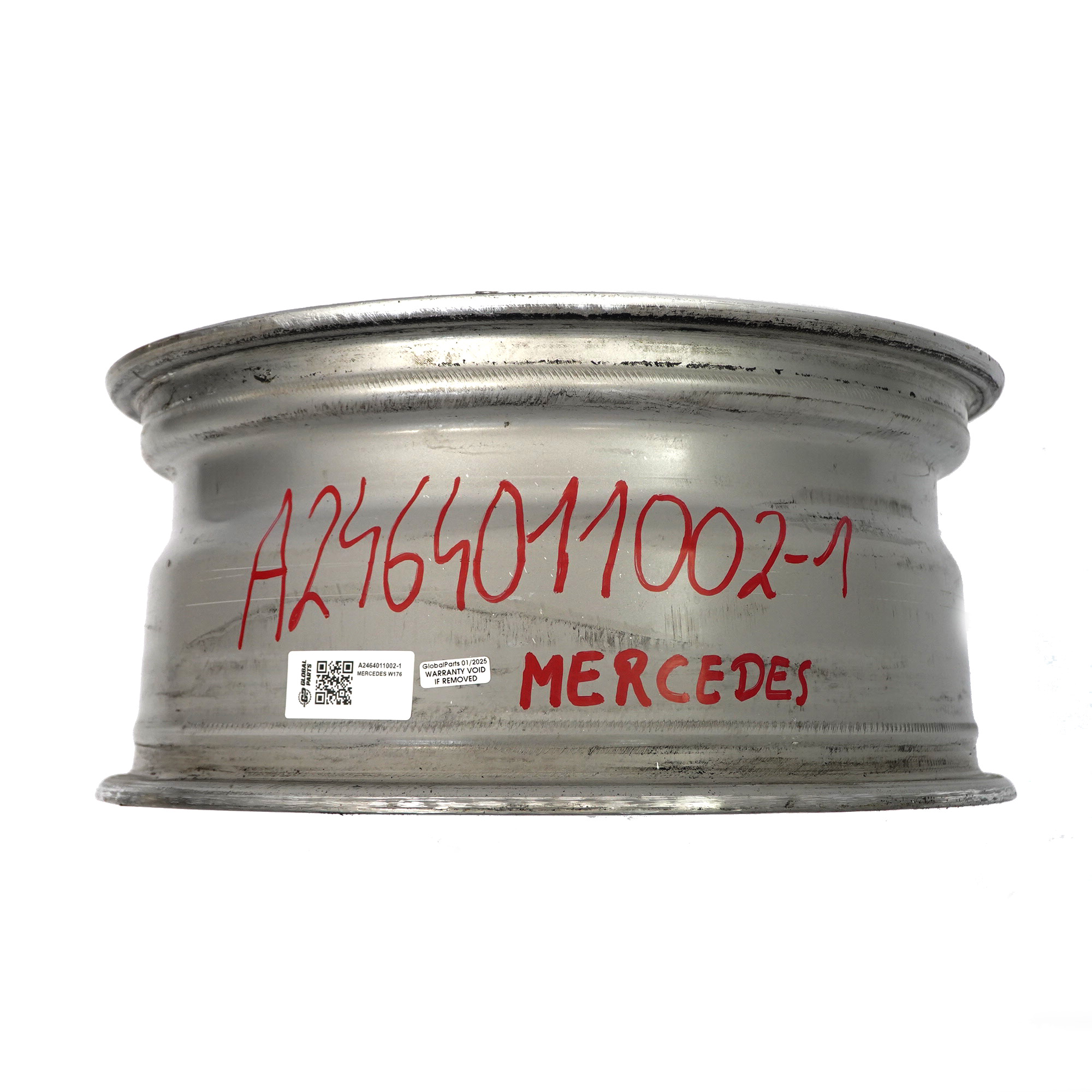 Mercedes W176 W246 Silberne Leichtmetallfelge 17" 7.5J ET:52.5 A2464011002