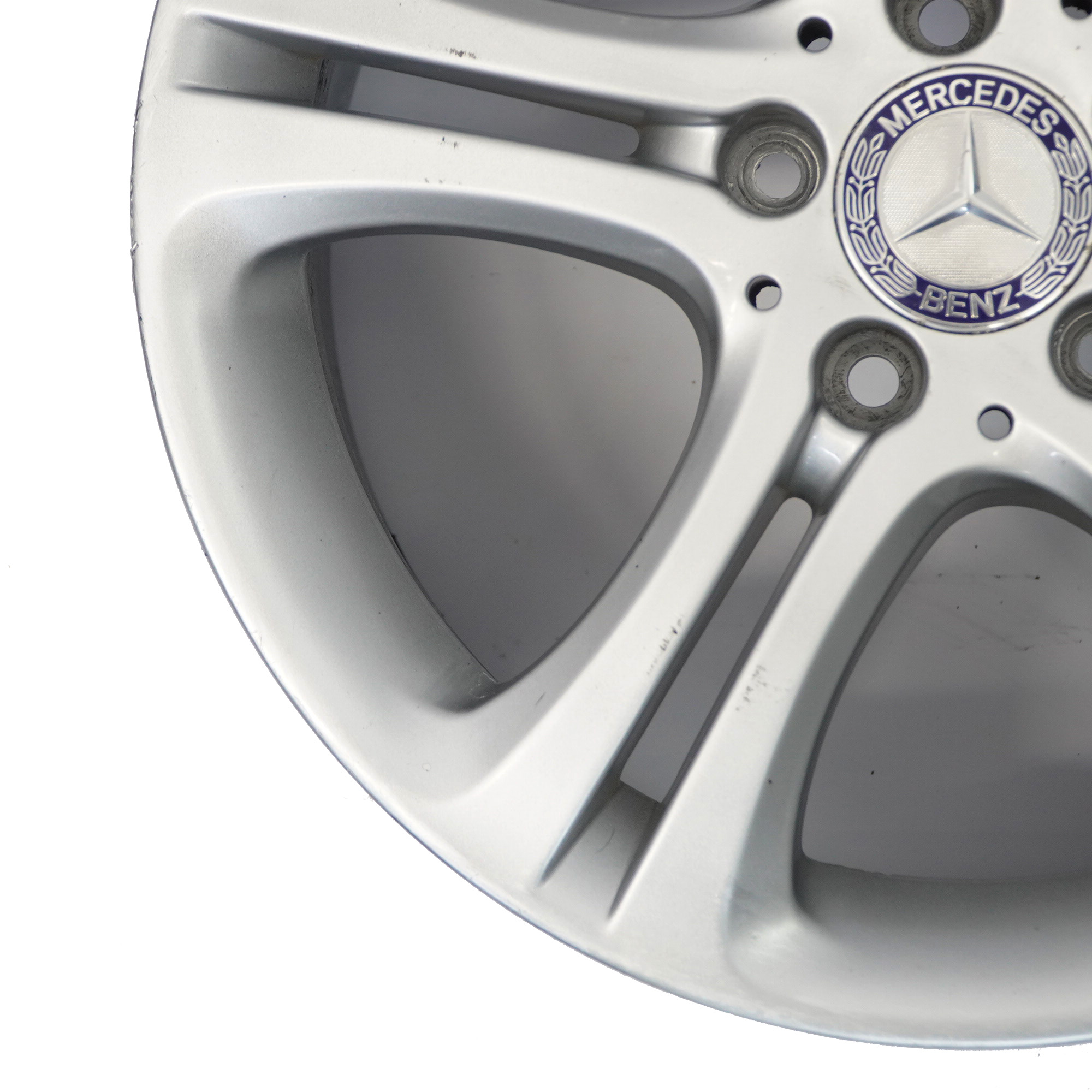 Mercedes W176 W246 Silberne Leichtmetallfelge 17" 7.5J ET:52.5 A2464011002