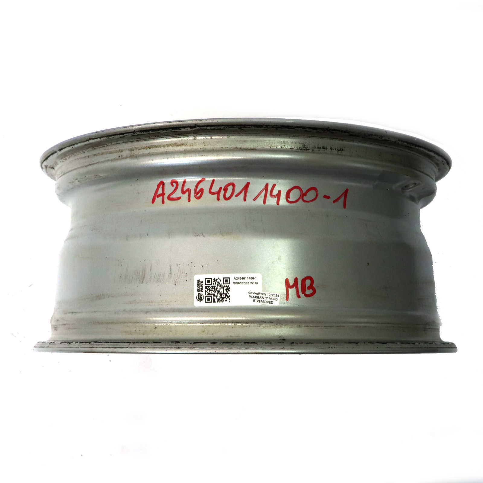 Mercedes-Benz W176 W246 Silber Alufelge Alu Felge 17" 7,5J ET:52,5 A2464011400