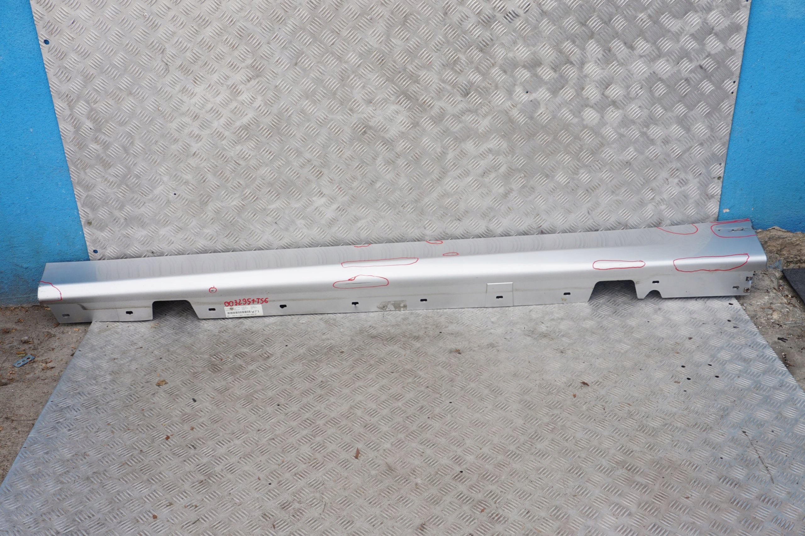 BMW 3 Series 6 E90 E91 Sill Strip Side Skirt Left N/S Titansilber Silver Silber