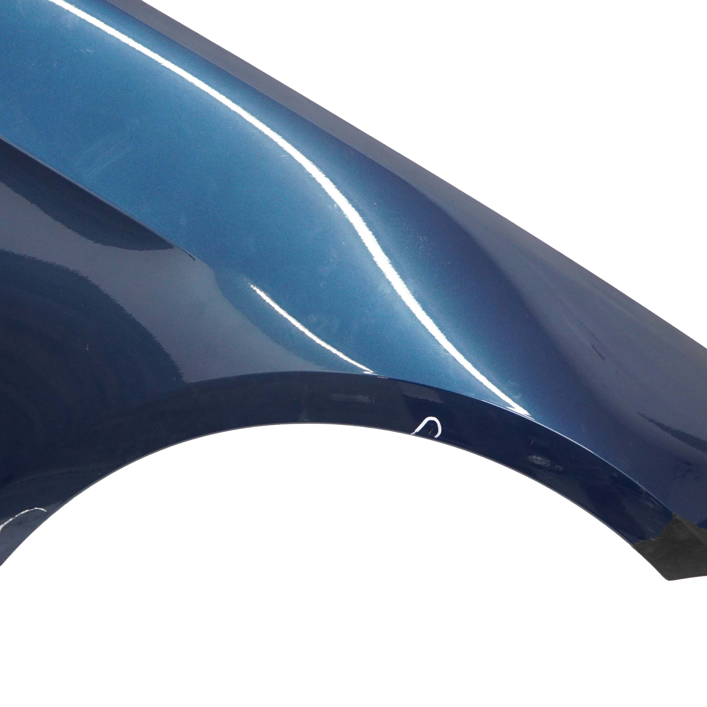 BMW 3 E92 E93 Side Panel Fender Wing Front Right O/S Aegeanblau Blue - 336