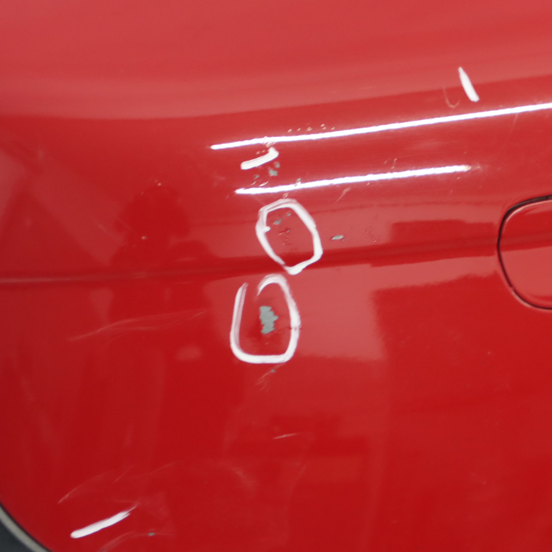 Mini Cooper R57 Cabrio Rear Bumper Trim Panel PDC Chili Red - 851