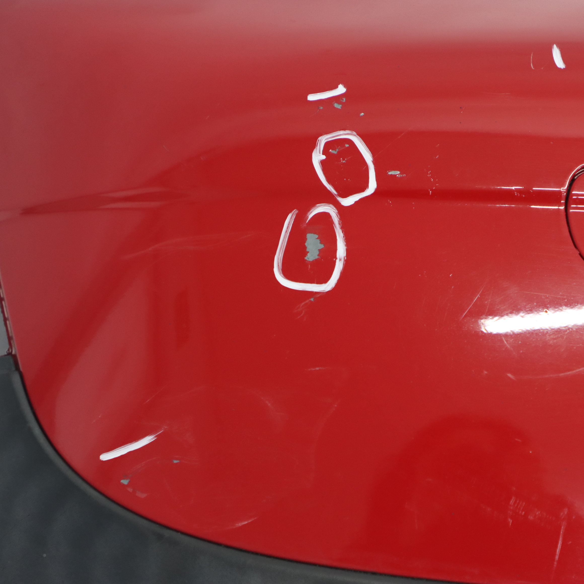 Mini Cooper R57 Cabrio Rear Bumper Trim Panel PDC Chili Red - 851