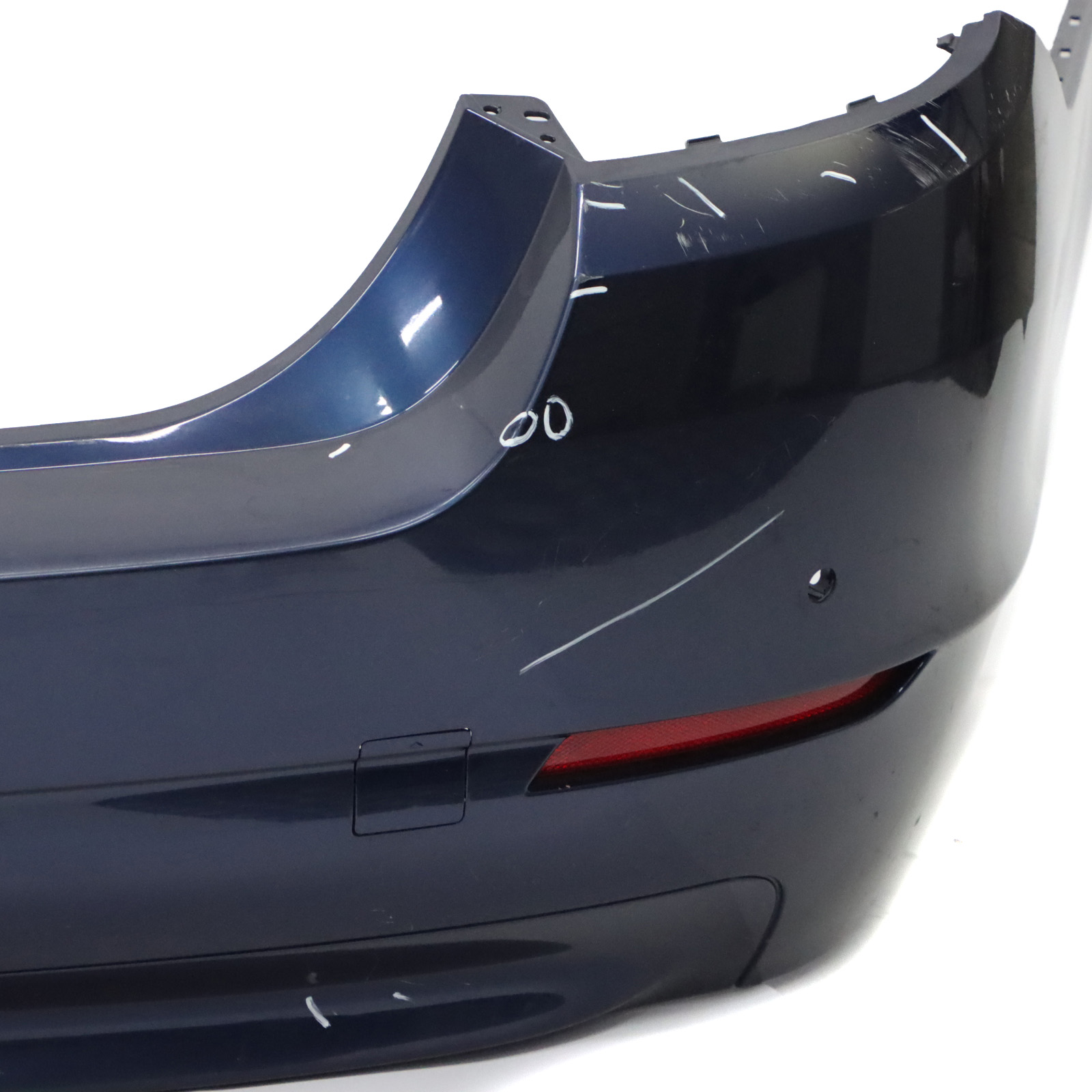 BMW F10 Rear Bumper Panel PDC Covering Tiefseeblau Blue Metallic - A76