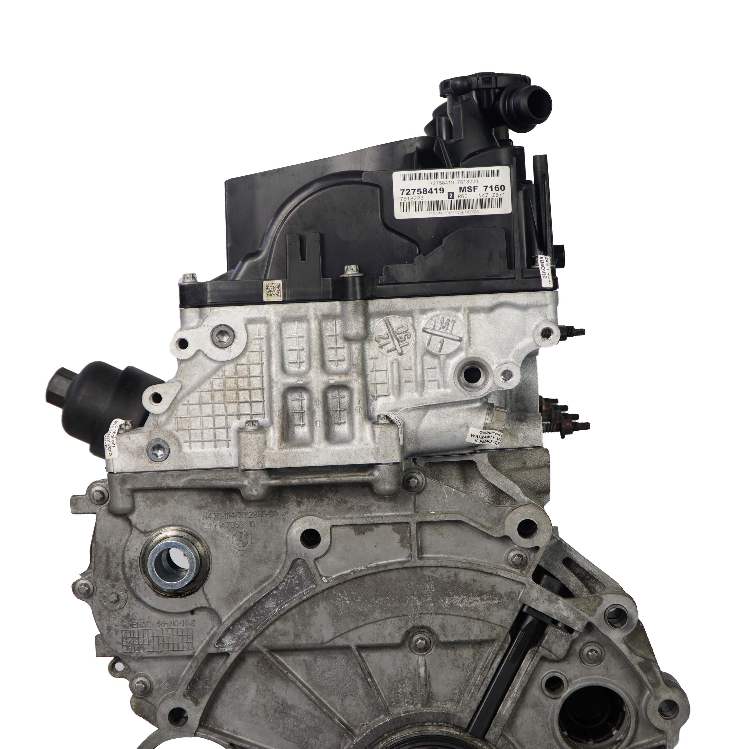 Mini R56 LCI R60 Cooper D SD 2.0 N47N Bare Engine N47C20A w 99k miles ...