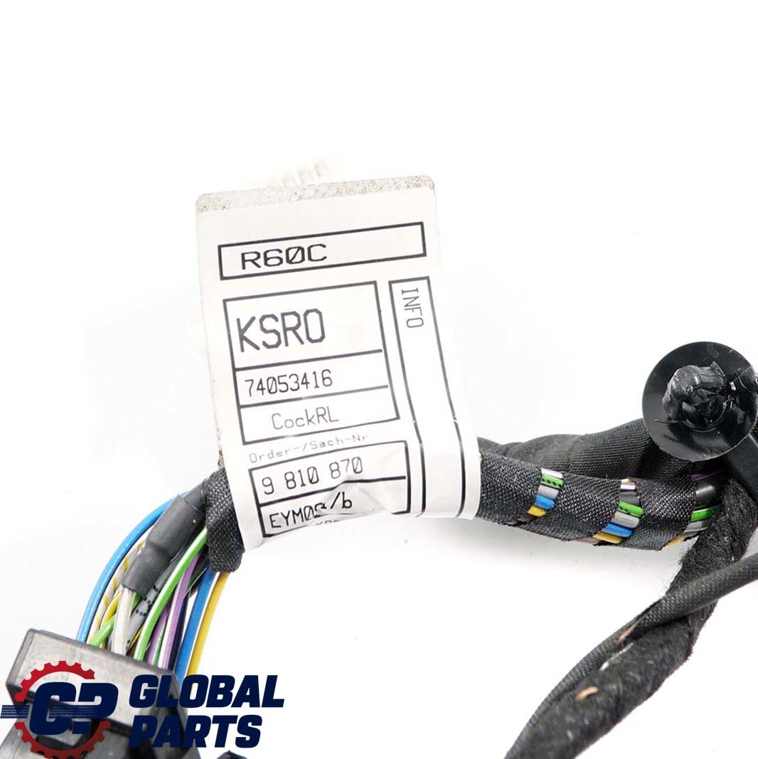 BMW Mini R60 R61 Wiring Loom Harness Instrument Panel Dashboard Cable 9810870