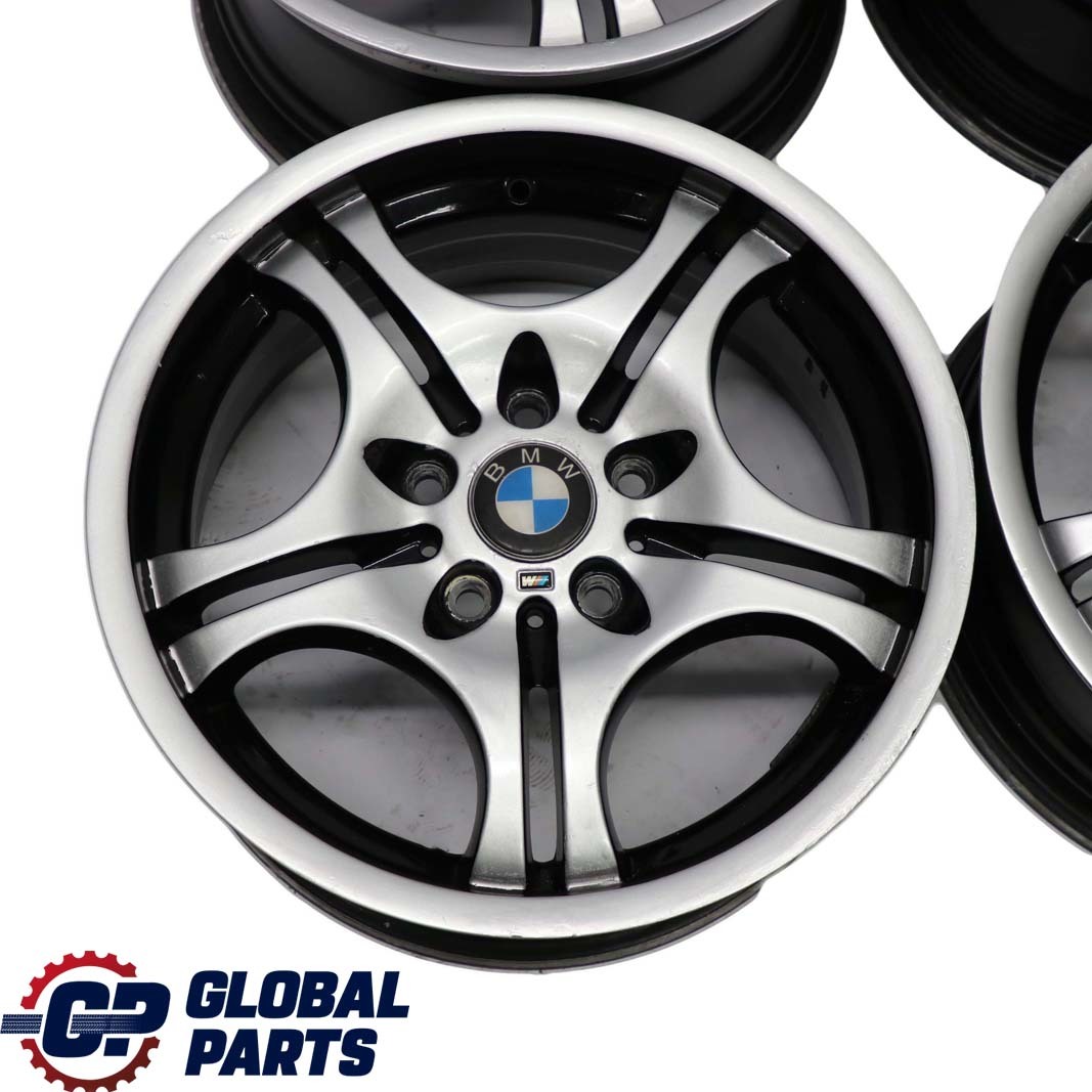 BMW E46 Komplett Set 4x Alufelge  Alu Felgen 17" M Doppelspeiche 68 7,5J / 8,5J