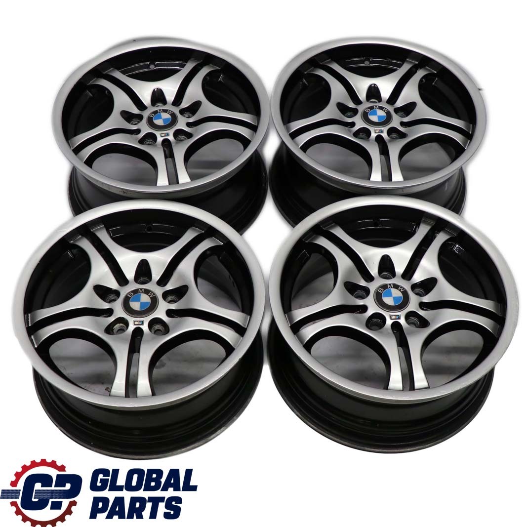 BMW E46 Komplett Set 4x Alufelge  Alu Felgen 17" M Doppelspeiche 68 7,5J / 8,5J